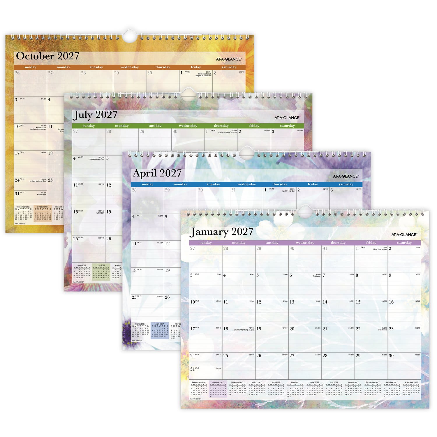 AT-A-GLANCE Dreams 2027 Monthly Wall Calendar, Medium, 15in x 12in - Image 6