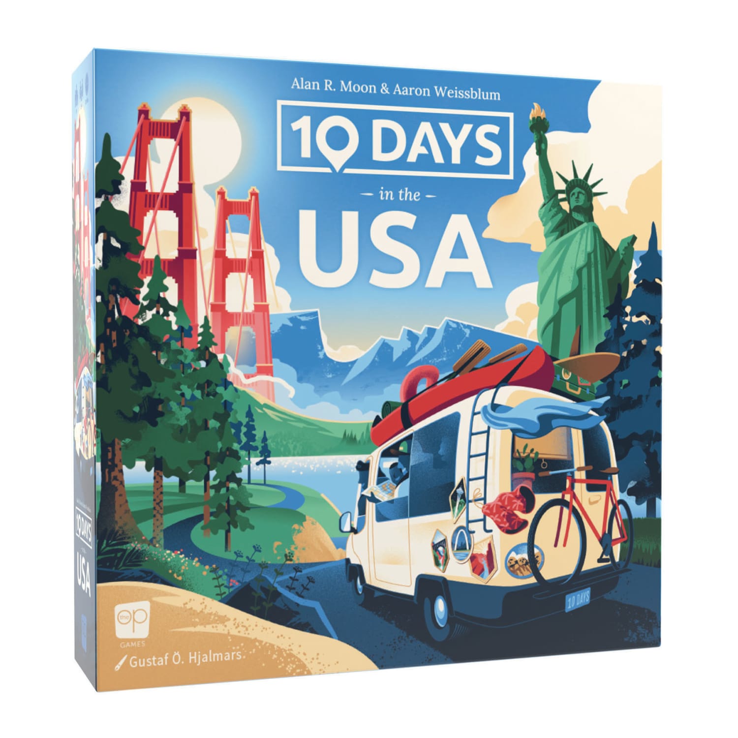 USAopoly 10 Days In The USA Board Game - Image 4