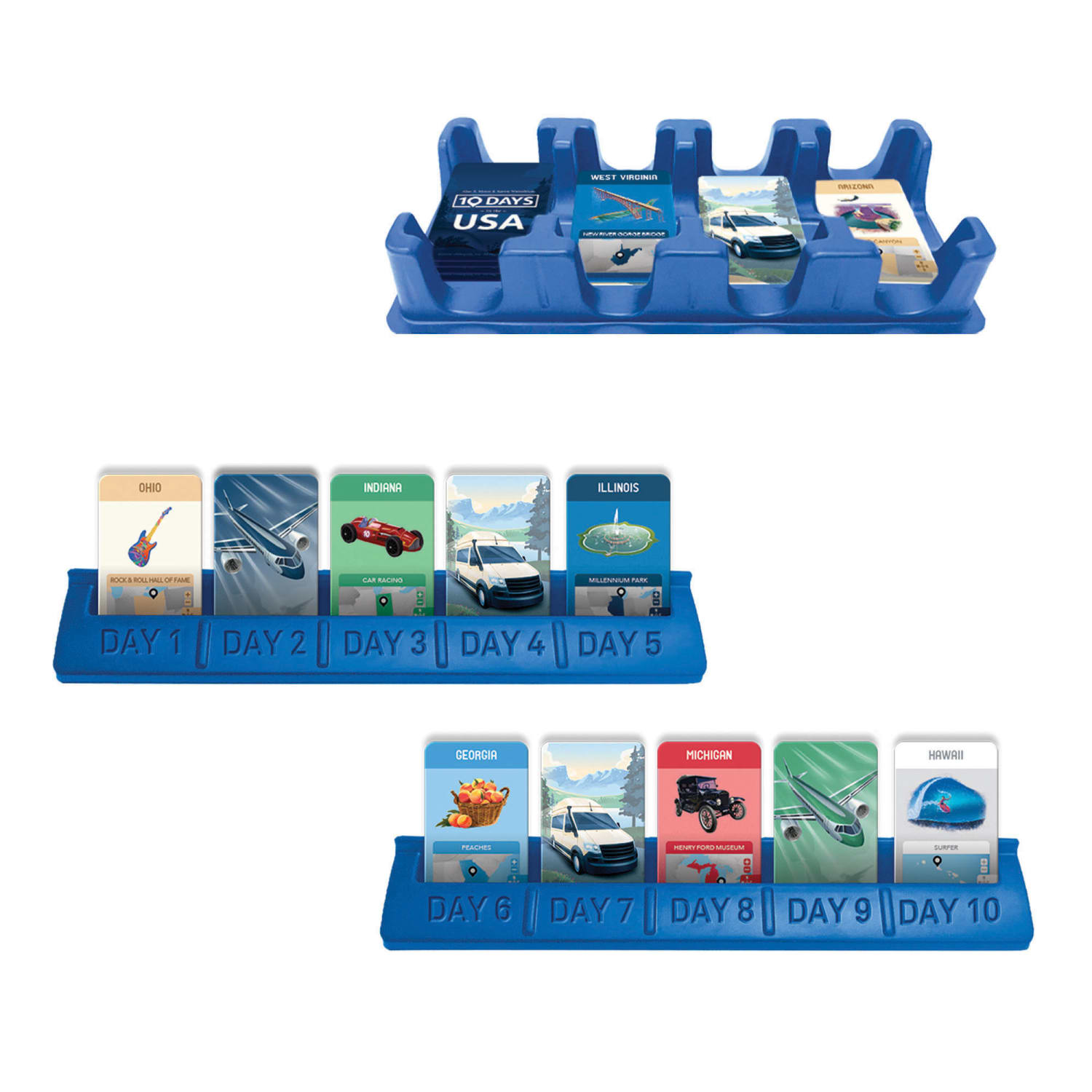 USAopoly 10 Days In The USA Board Game - Image 6
