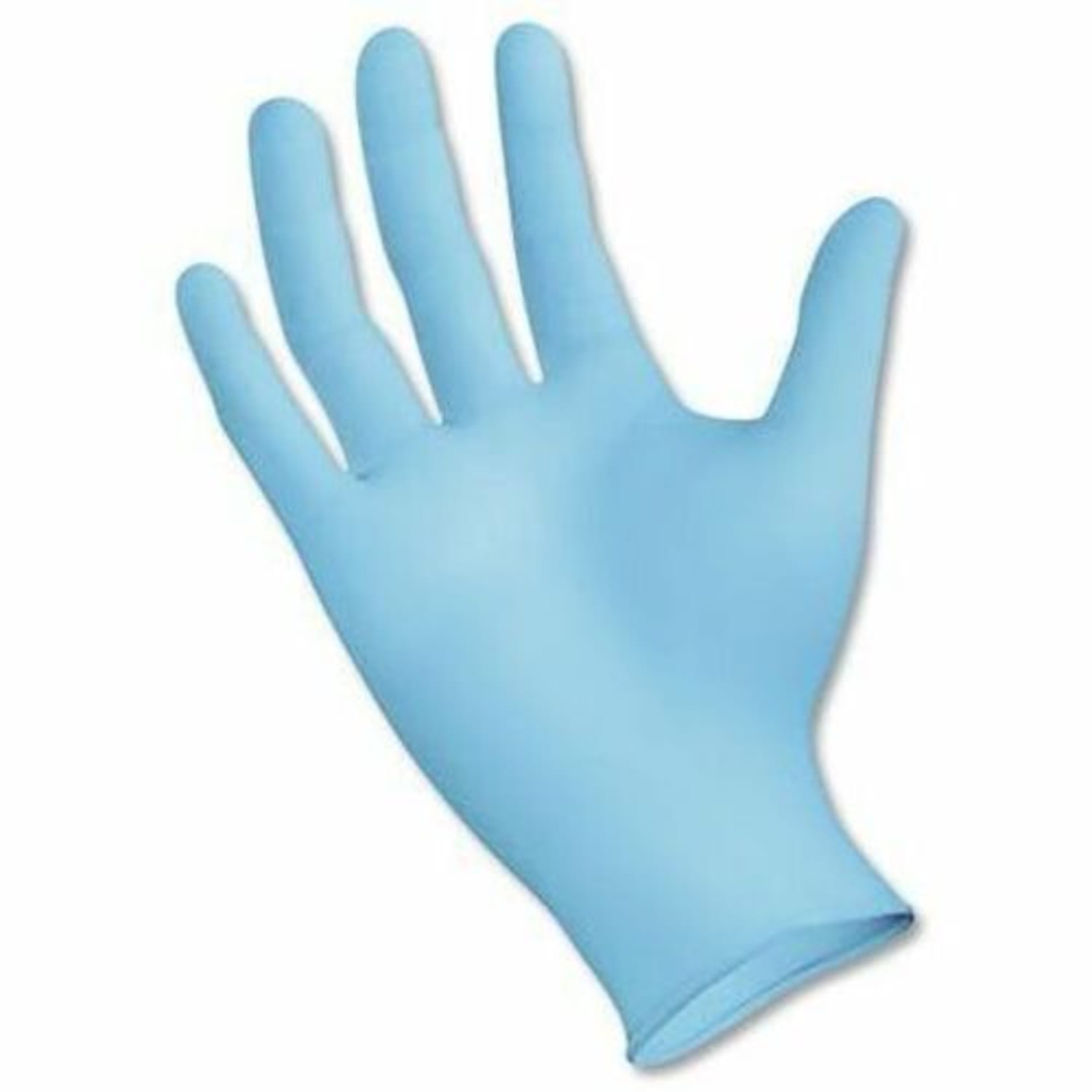 Boardwalk Disposable Examination Nitrile Gloves, Small, Blue, 5mil, Box Of 100 Gloves - Image 3