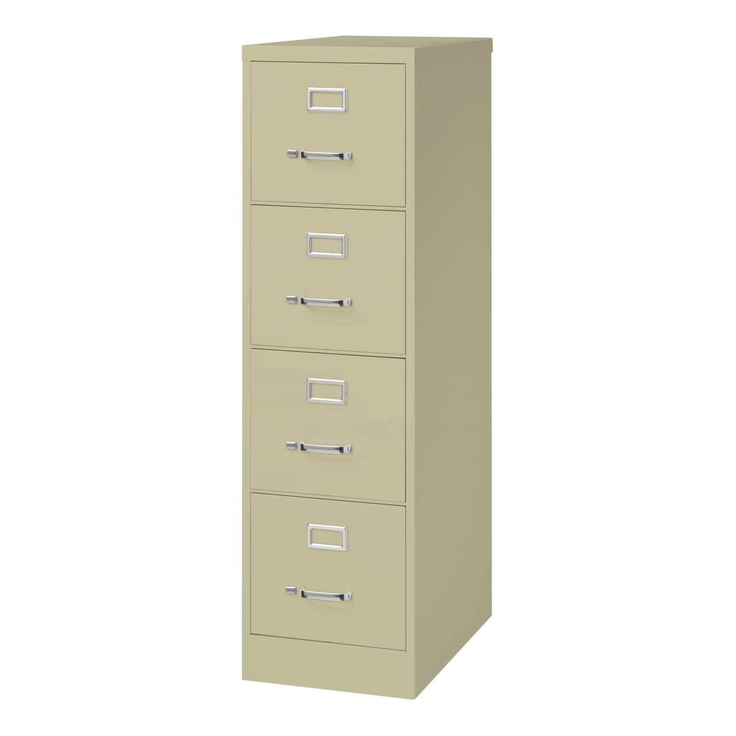 WorkPro 25inD Vertical File Cabinet, 4-Drawer, Putty - Image 4