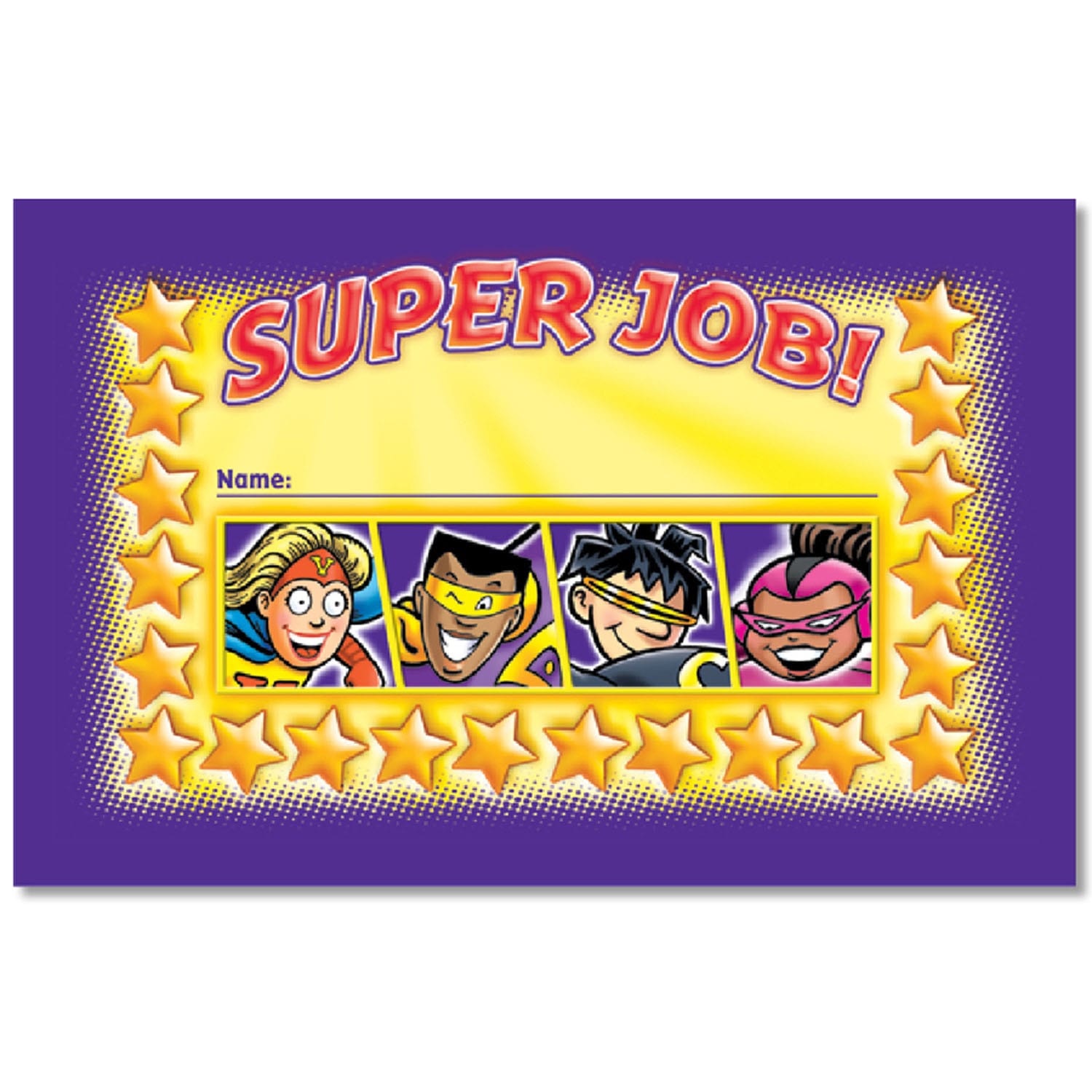 North Star Teacher Resources Incentive Punch Cards, Superheroes, 36 Per Pack, Set Of 6 Packs - Image 3