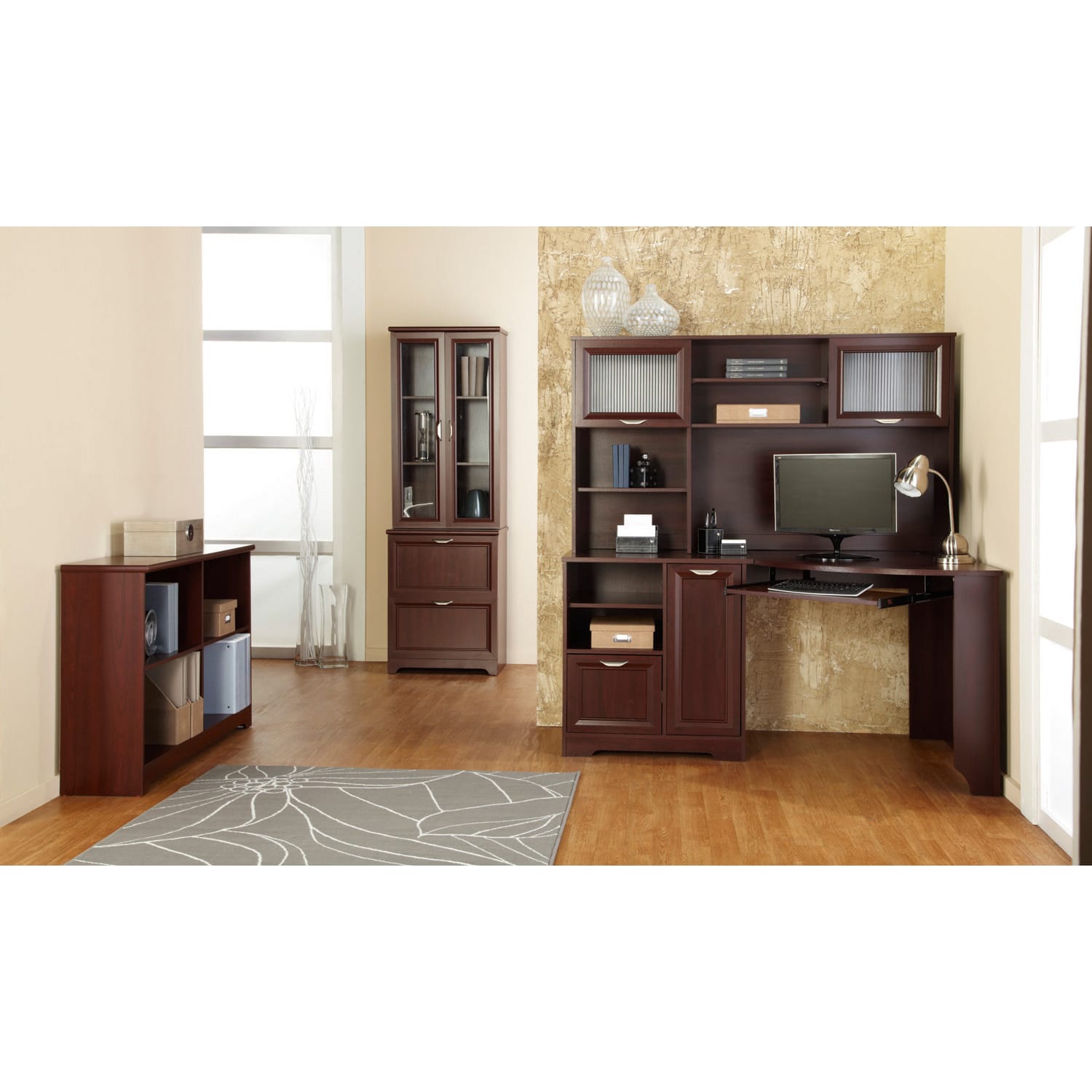 Realspace® Magellan 60W Corner Desk Classic Cherry PopularChairscom Realspace® Magellan 60W Corner Desk Classic Cherry PopularChairscom