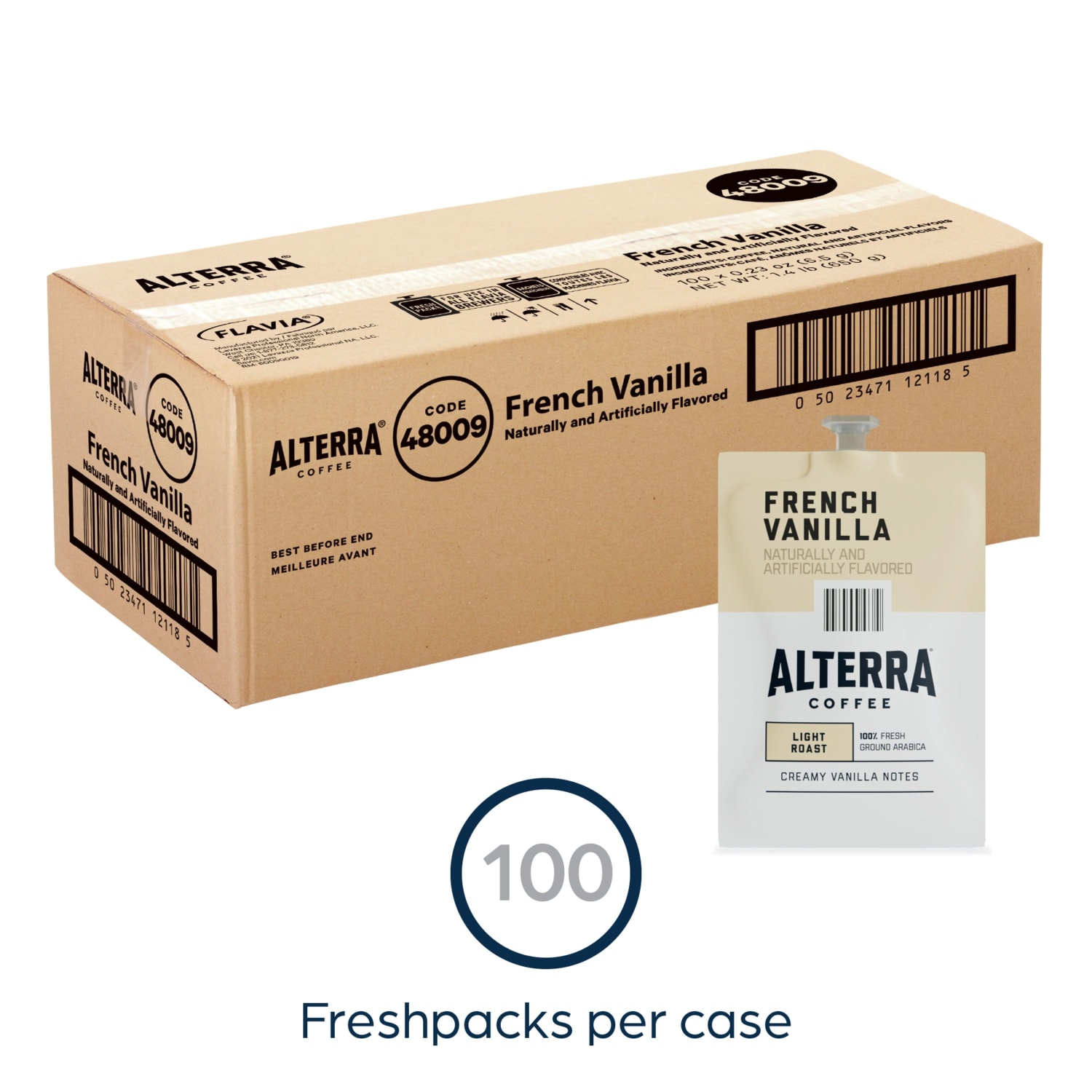 FLAVIA Coffee ALTERRA Single-Serve Coffee Freshpacks, French Vanilla, Carton Of 100 - Image 4