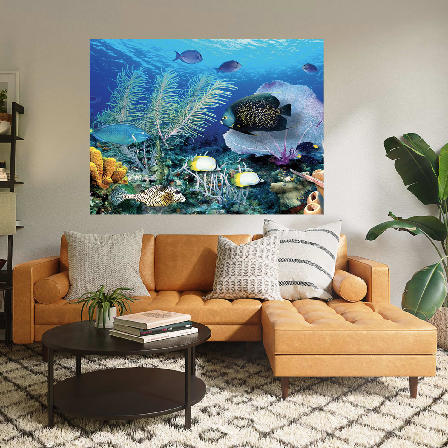 Biggies Landscape/Seascape Mural, 24in x 18in, Unframed, Ocean Reef - Image 5