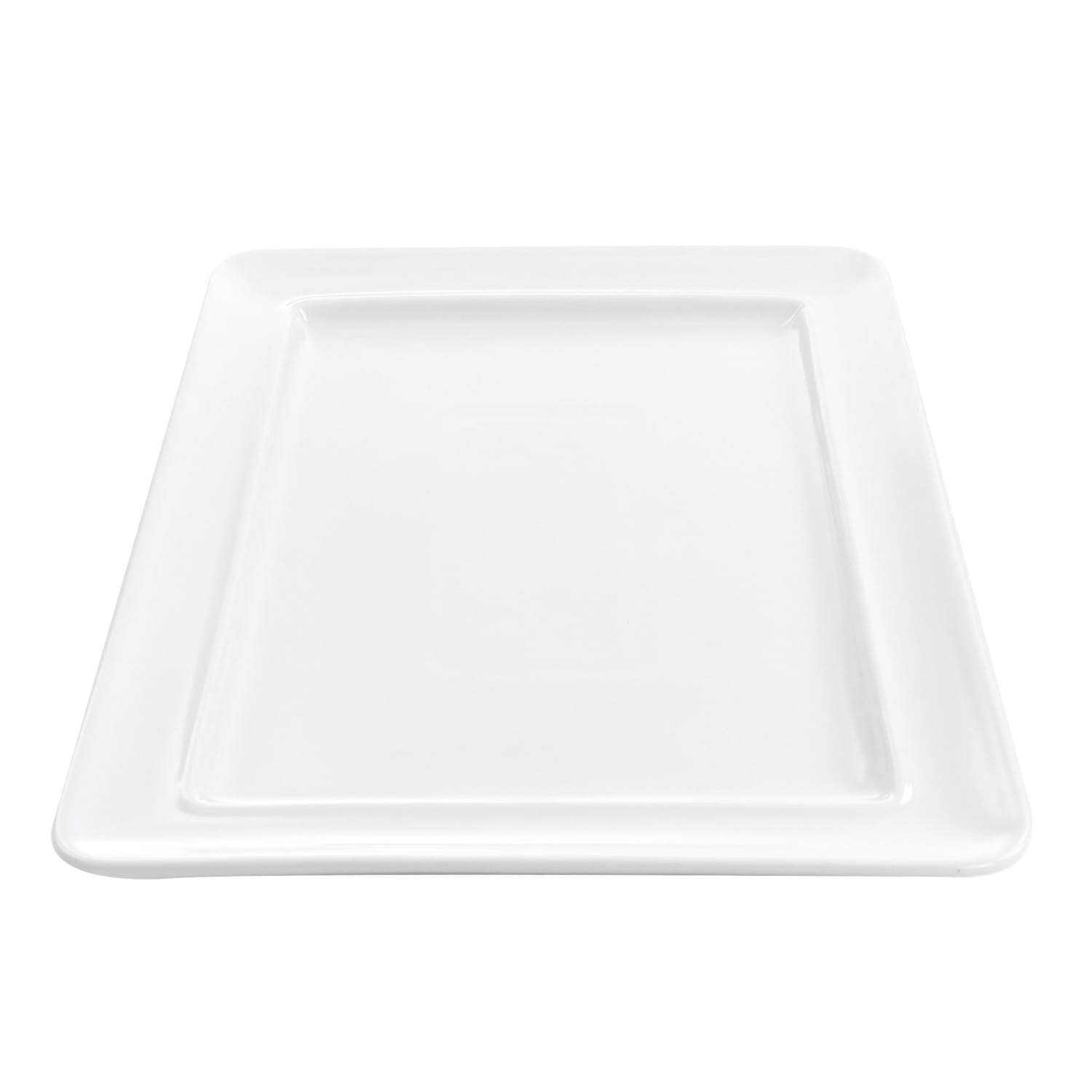 Martha Stewart Fine Ceramic Serving Platter, 14in x 10in, White - Image 4