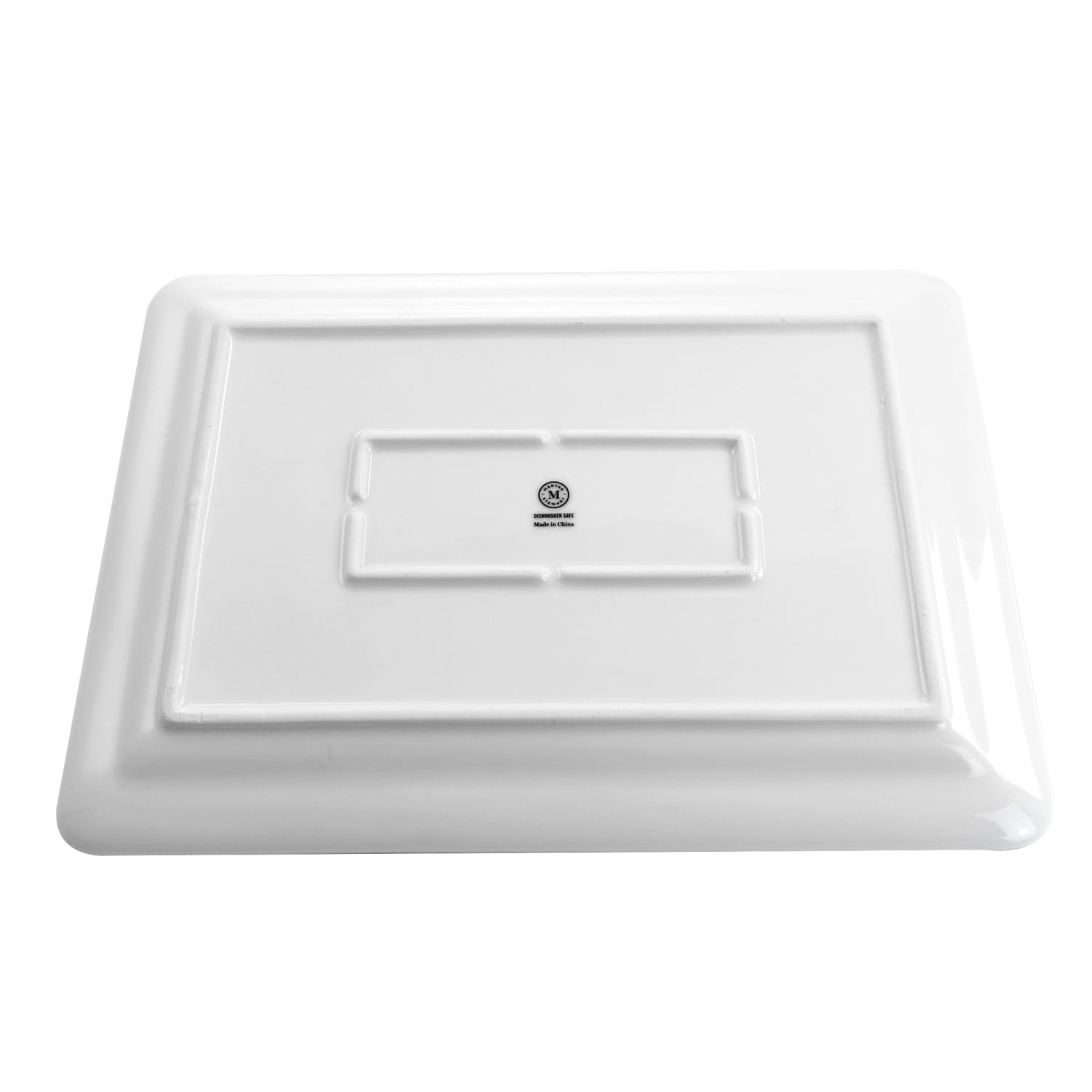 Martha Stewart Fine Ceramic Serving Platter, 14in x 10in, White - Image 6