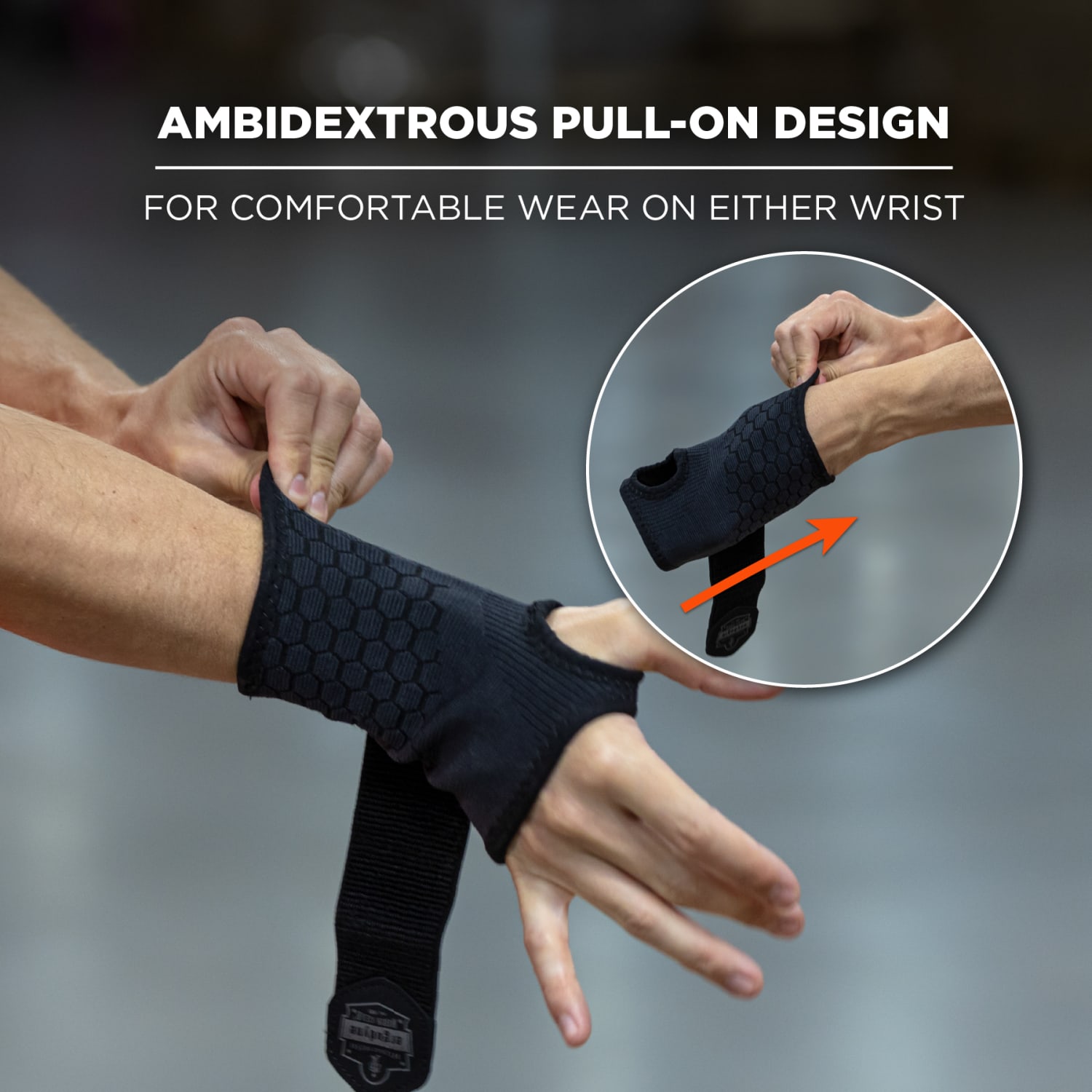 Ergodyne ProFlex 680 Wrist Support Sleeve, Single Strap, S, Black - Image 4