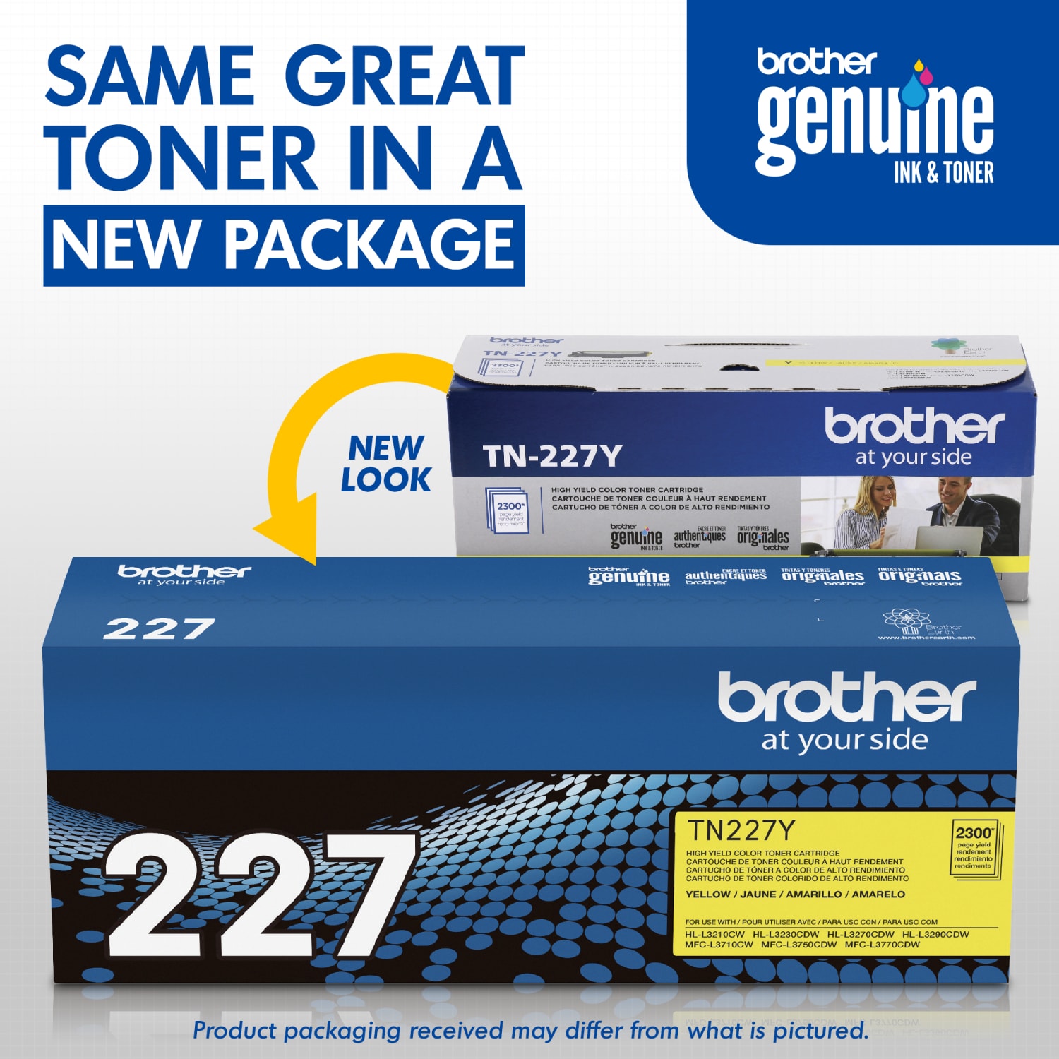 Brother TN-227 Yellow High Yield Toner Cartridge, TN-227Y - Image 4