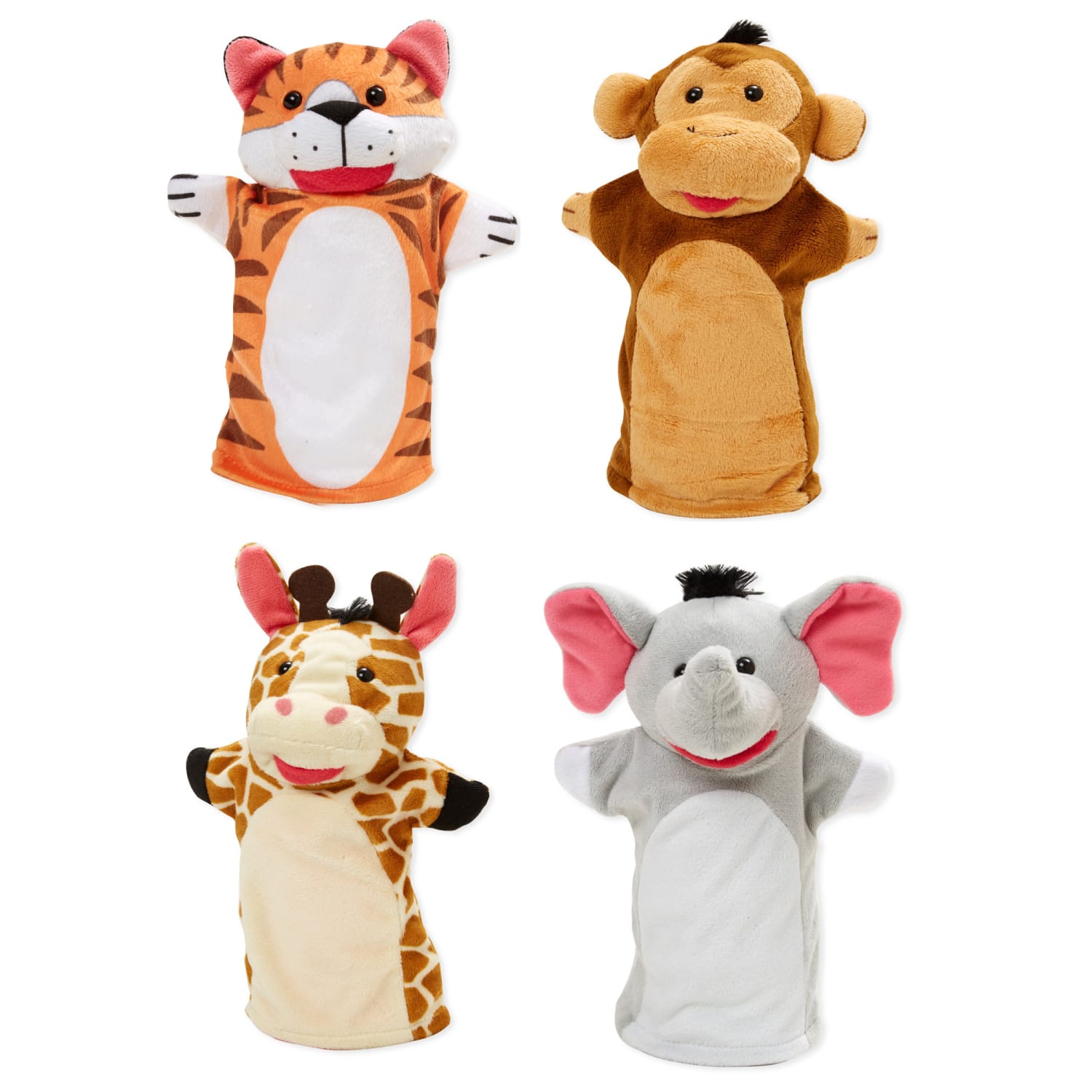 Melissa & Doug Zoo Friends Hand Puppets, Set Of 4 - Image 3