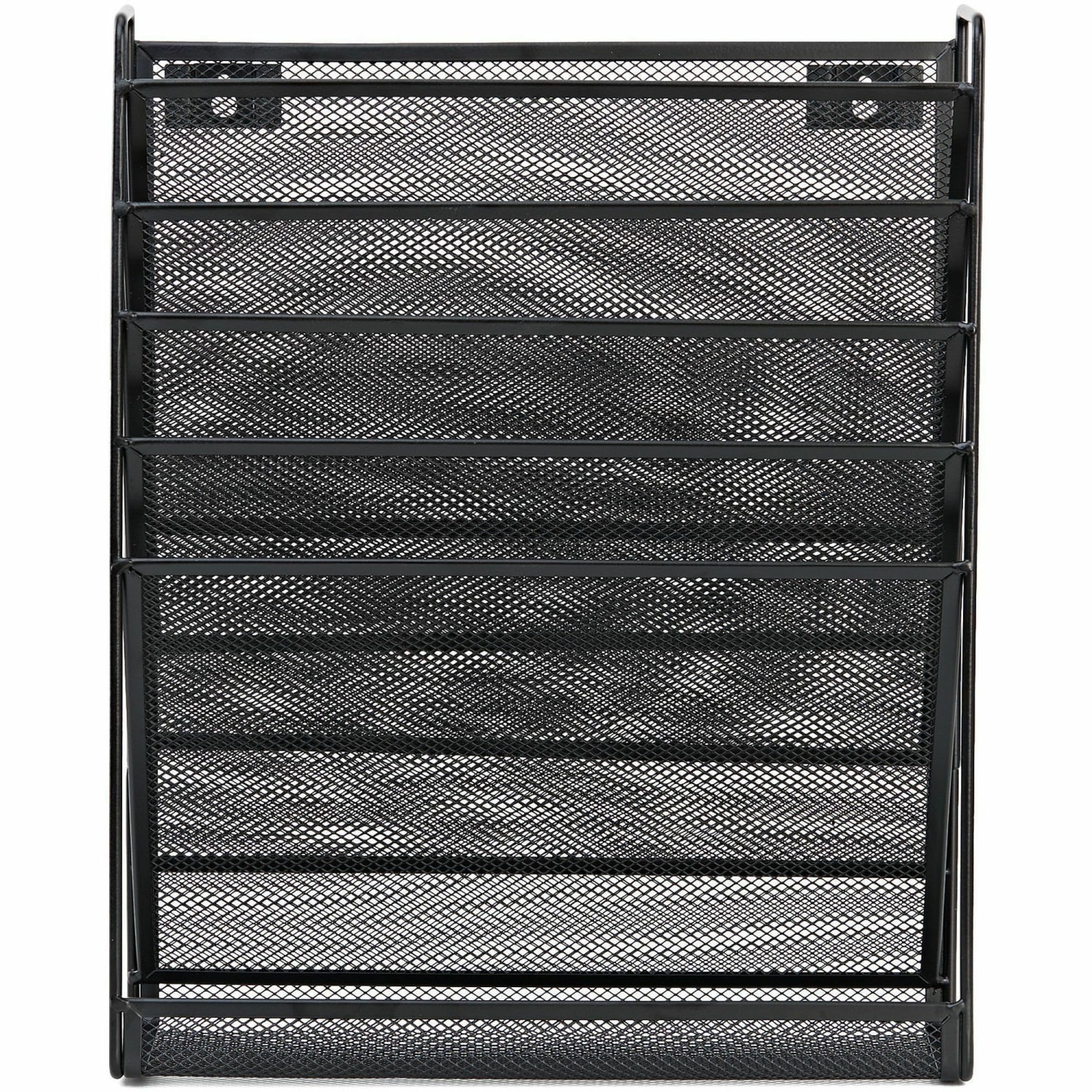 Lorell 5-Pocket Wall File - 5 Pocket(s) - Black - Steel Mesh - 1 Each - Image 3