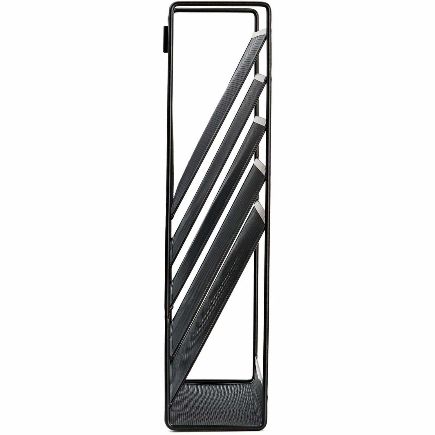 Lorell 5-Pocket Wall File - 5 Pocket(s) - Black - Steel Mesh - 1 Each - Image 4
