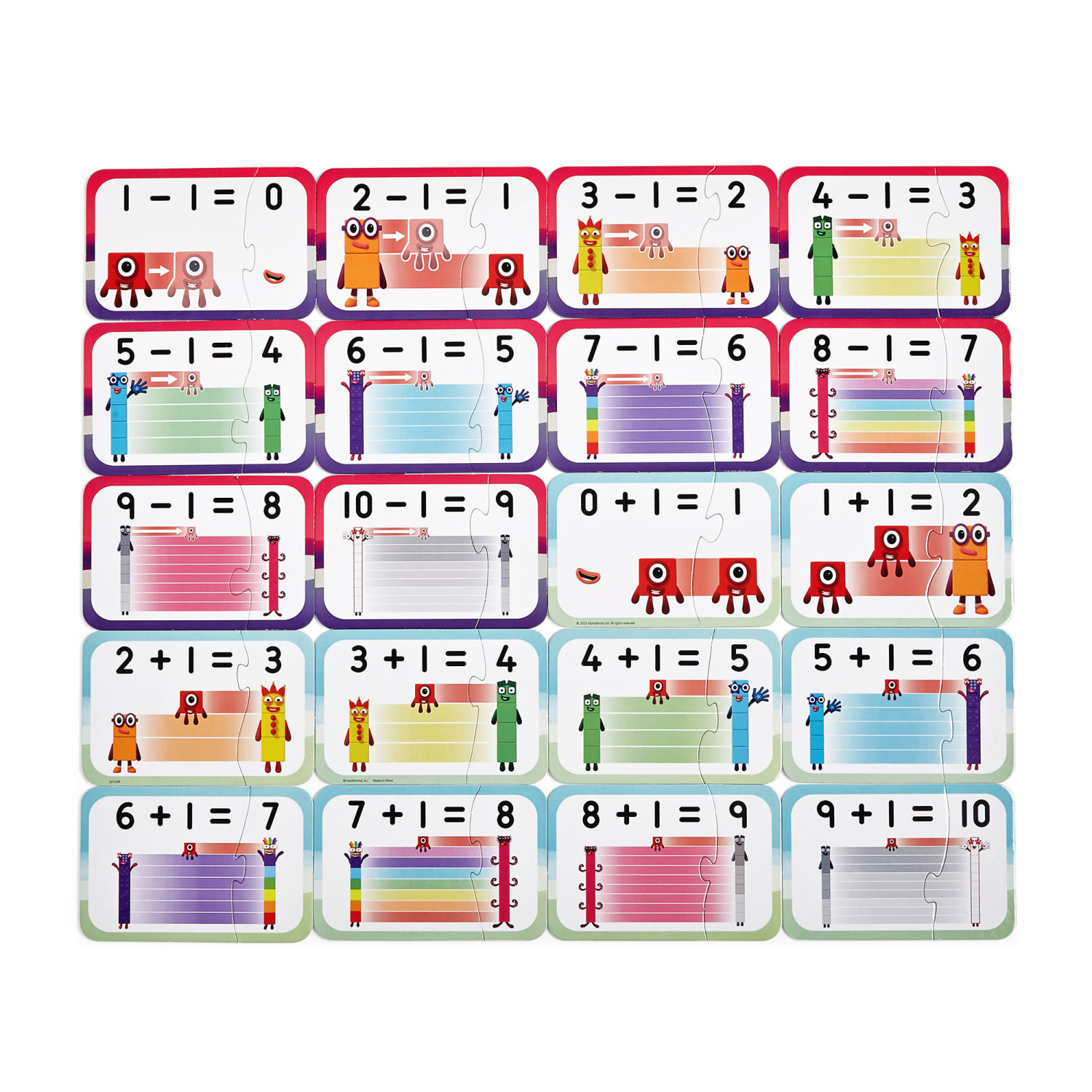 Hand2mind Numberblocks Adding And Subtracting Puzzle Set - Image 6