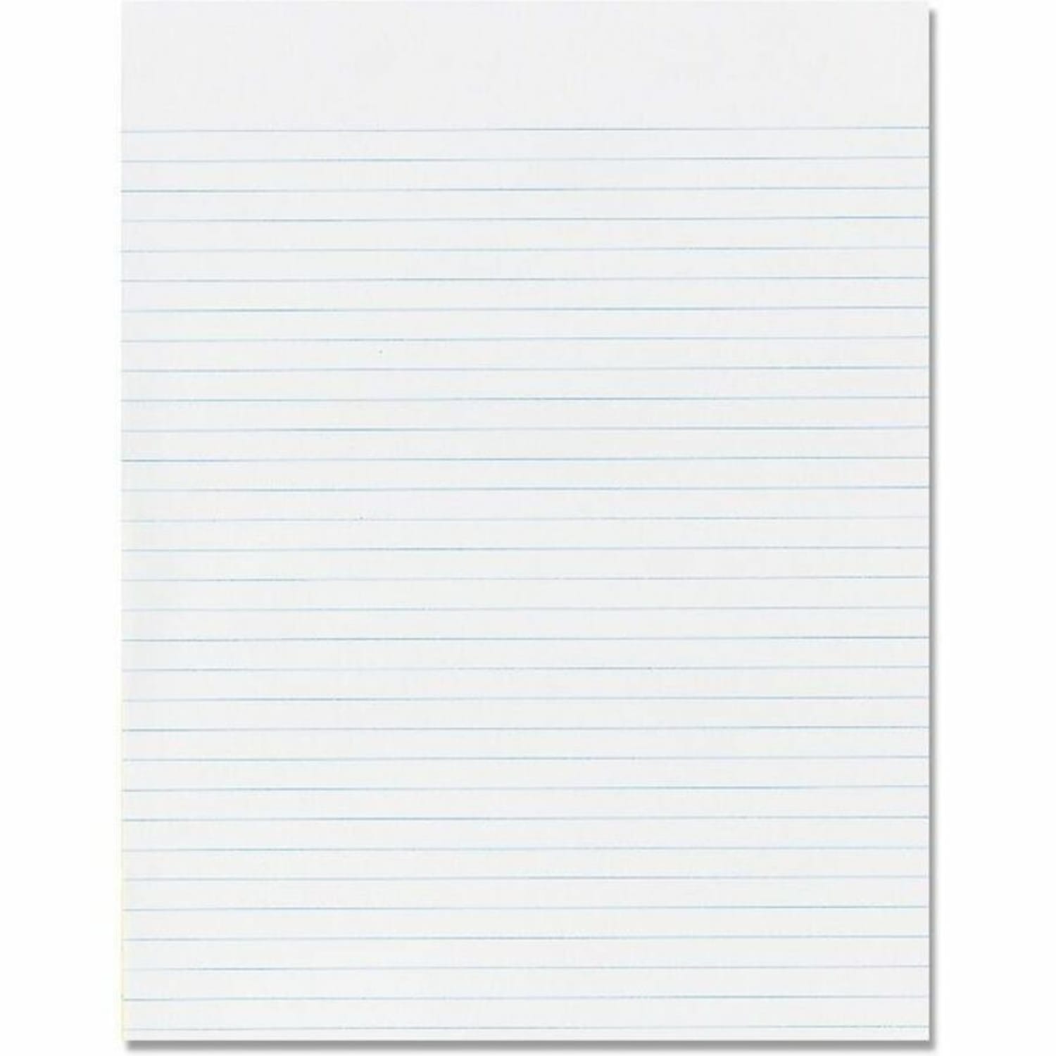 SKILCRAFT 30% Recycled Glued Writing Pads, 8 1/2in x 11in, White, Legal Ruled Both Sides, Pack Of 12 (AbilityOne 7530-01-124-5660) - Image 3