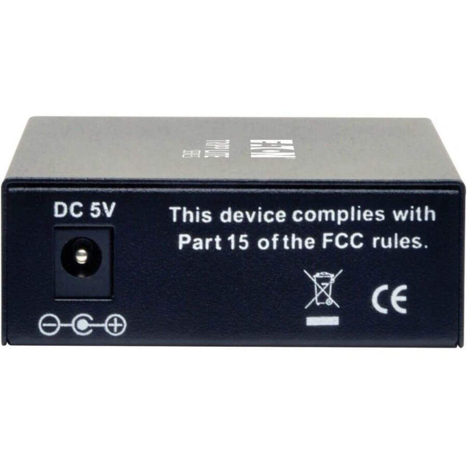 Eaton Tripp Lite Series 10/100 UTP to Multimode Fiber Media Converter - Fiber media converter - 100Mb LAN - 10Base-T, 100Base-TX - RJ-45 / SC multi-mode - up to 1800 ft - 850 nm - Image 6
