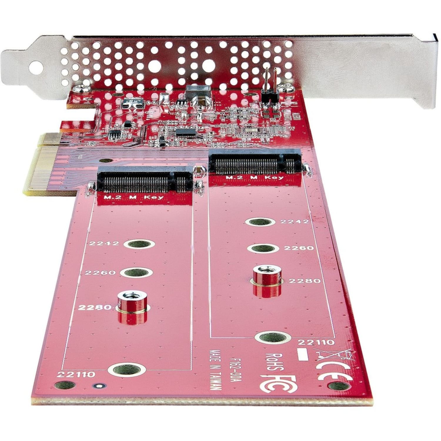 StarTech.com Dual M.2 PCIe SSD Adapter Card, x8 / x16 Dual NVMe or AHCI M.2 SSD to PCI Express 4.0, Up to 7.8GBps/Drive, For 2242/2260/2280/22110mm PCIe M-Key M2 SSDs, Bifurcation Required - PC/Linux Compatible - Image 5