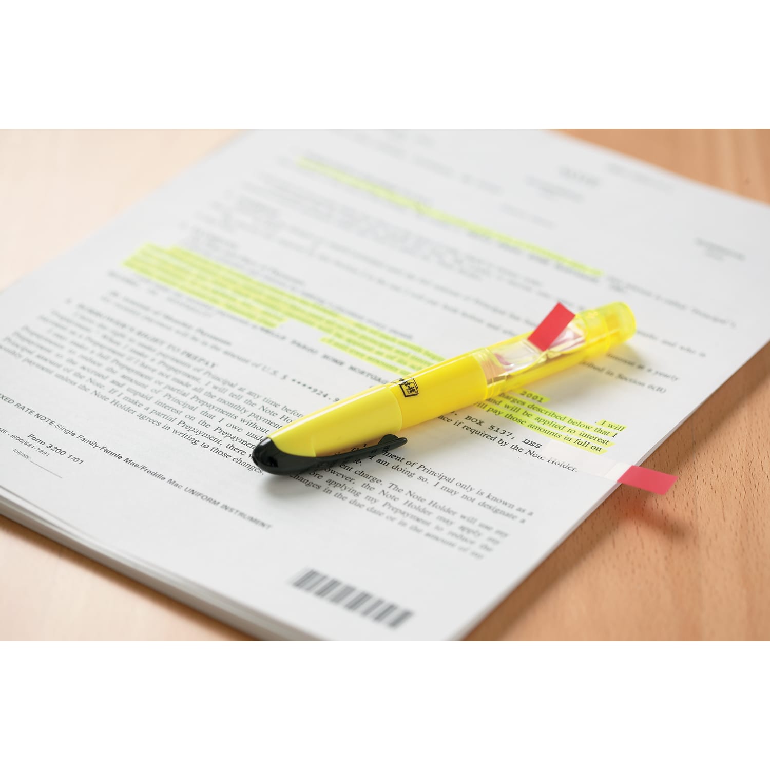 Post-it Flag Plus Highlighters, Assorted Colors, Pack Of 3 - Image 3