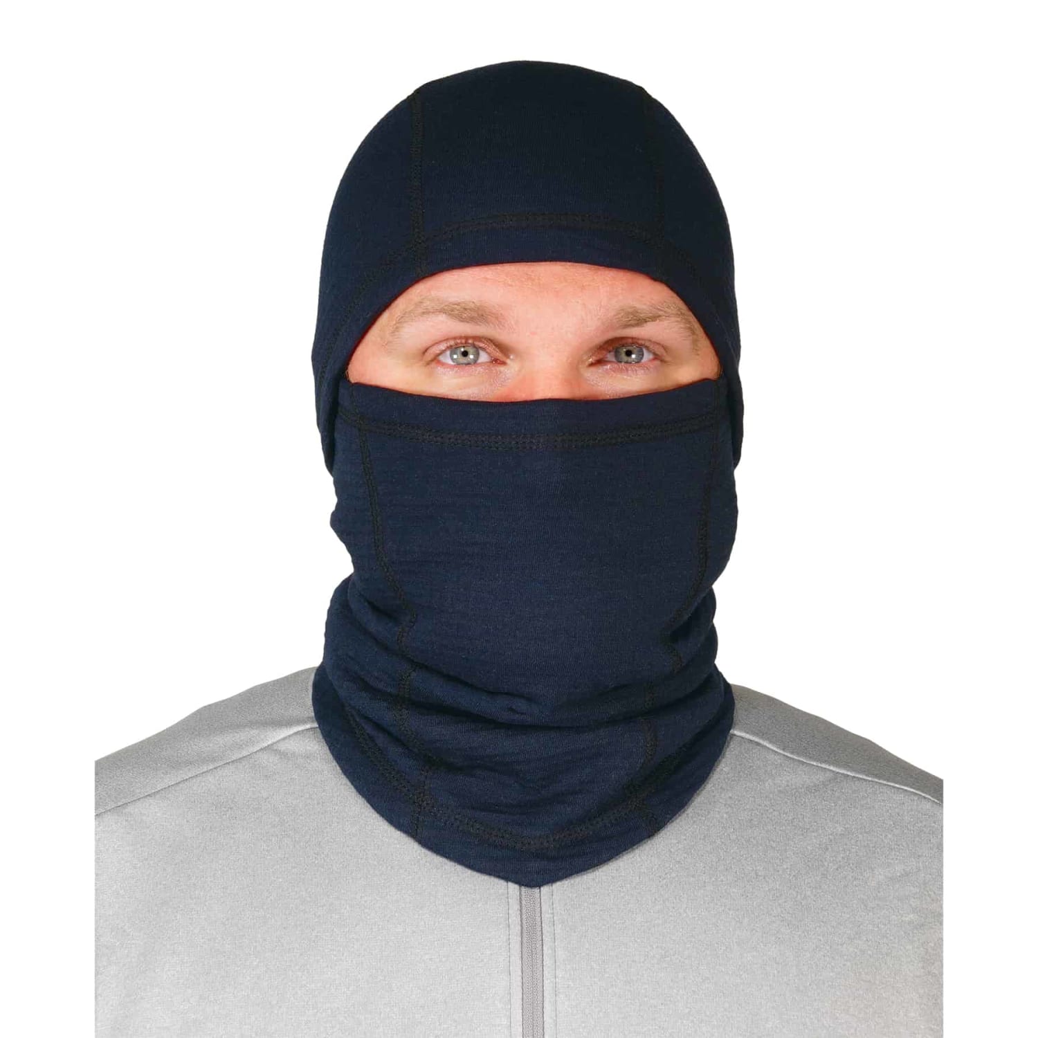 Ergodyne N-Ferno 6847 FR Balaclava Face Mask, One Size, Navy - Image 3