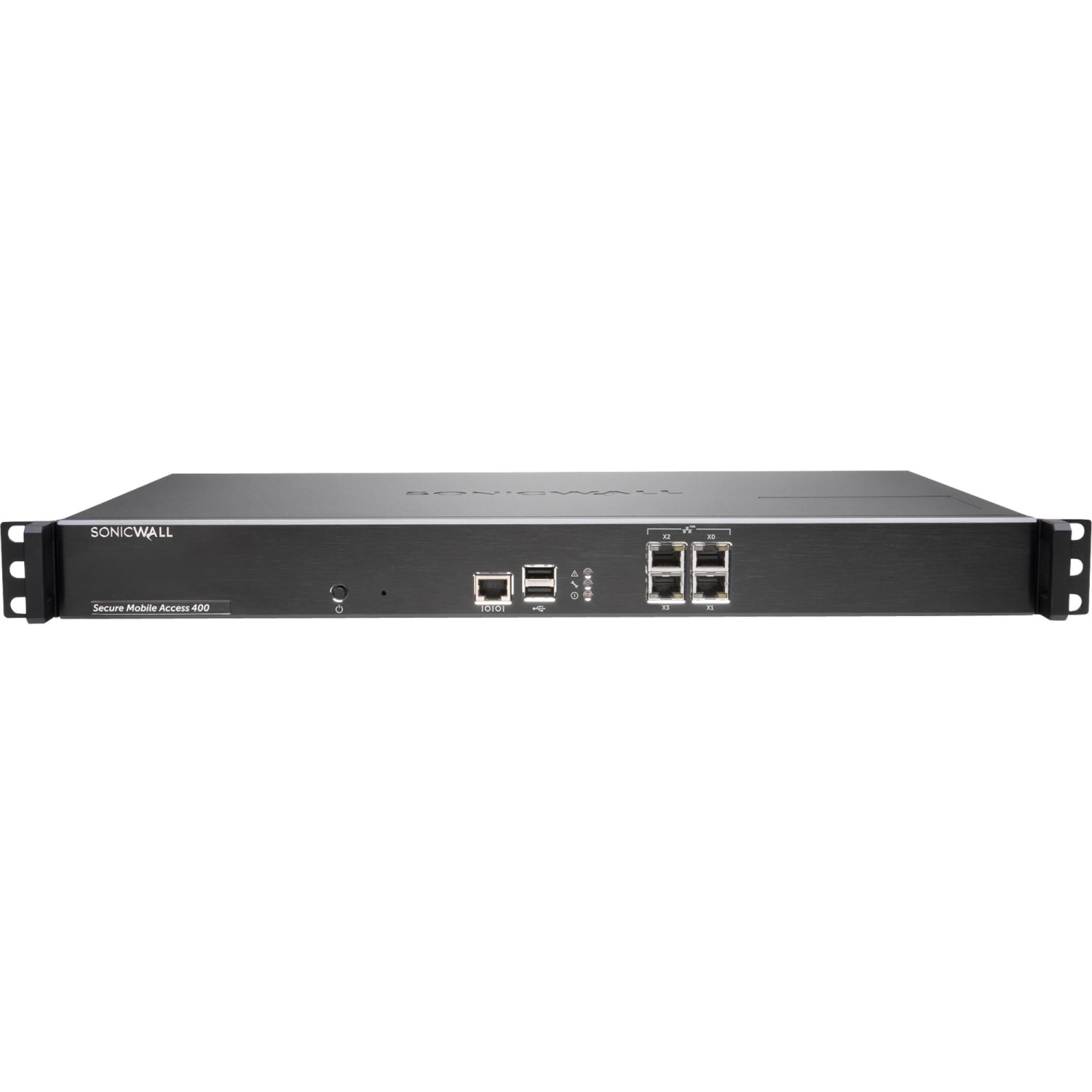 SonicWALL SMA 400 WITH 25 USER LICENSE - 4 Port - 1000Base-X - Gigabit Ethernet - 25 User Licenses - TAA Compliant