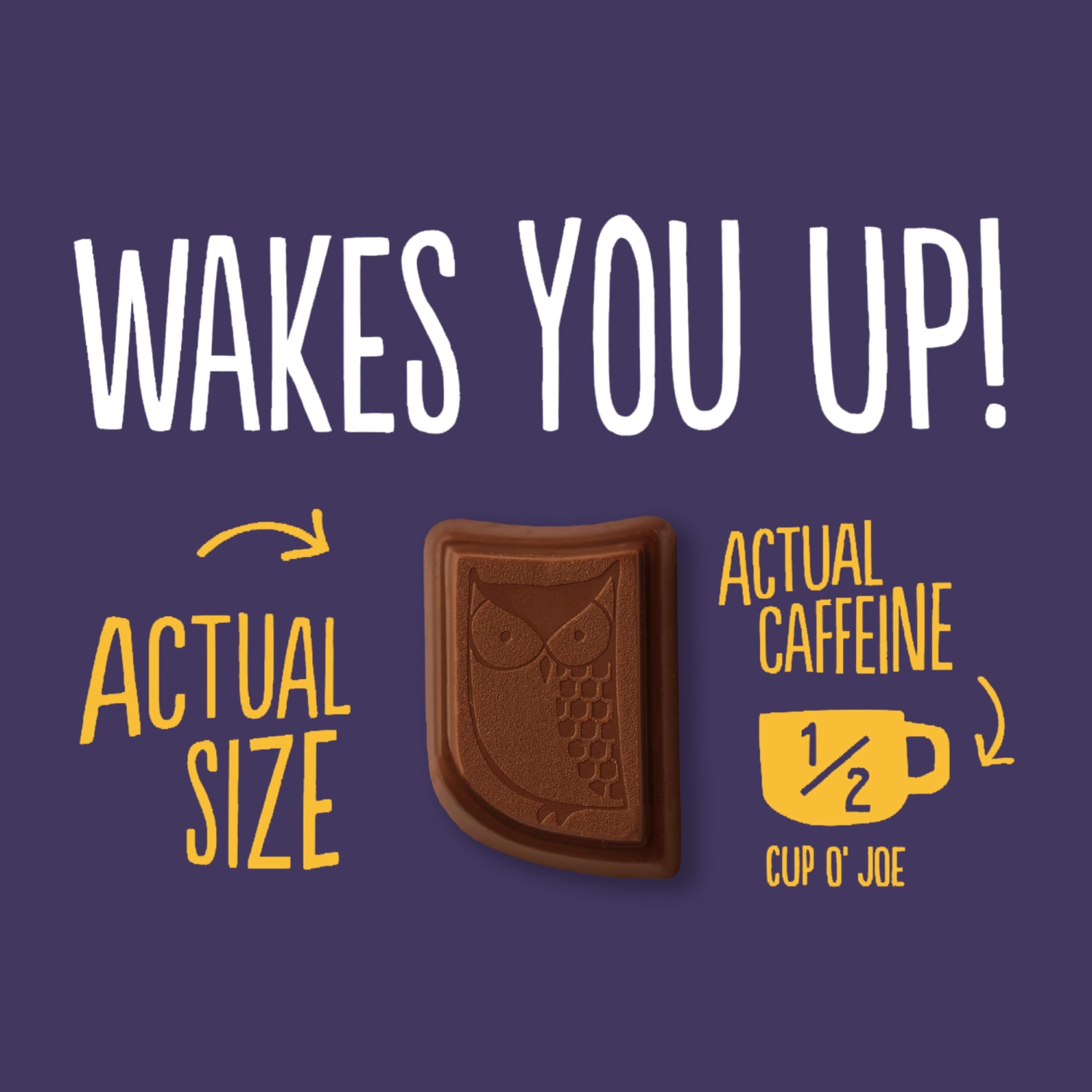 AWAKE Caffeinated Dark Chocolate Bites, 0.53 Oz, Pack Of 50 Bites - Image 6