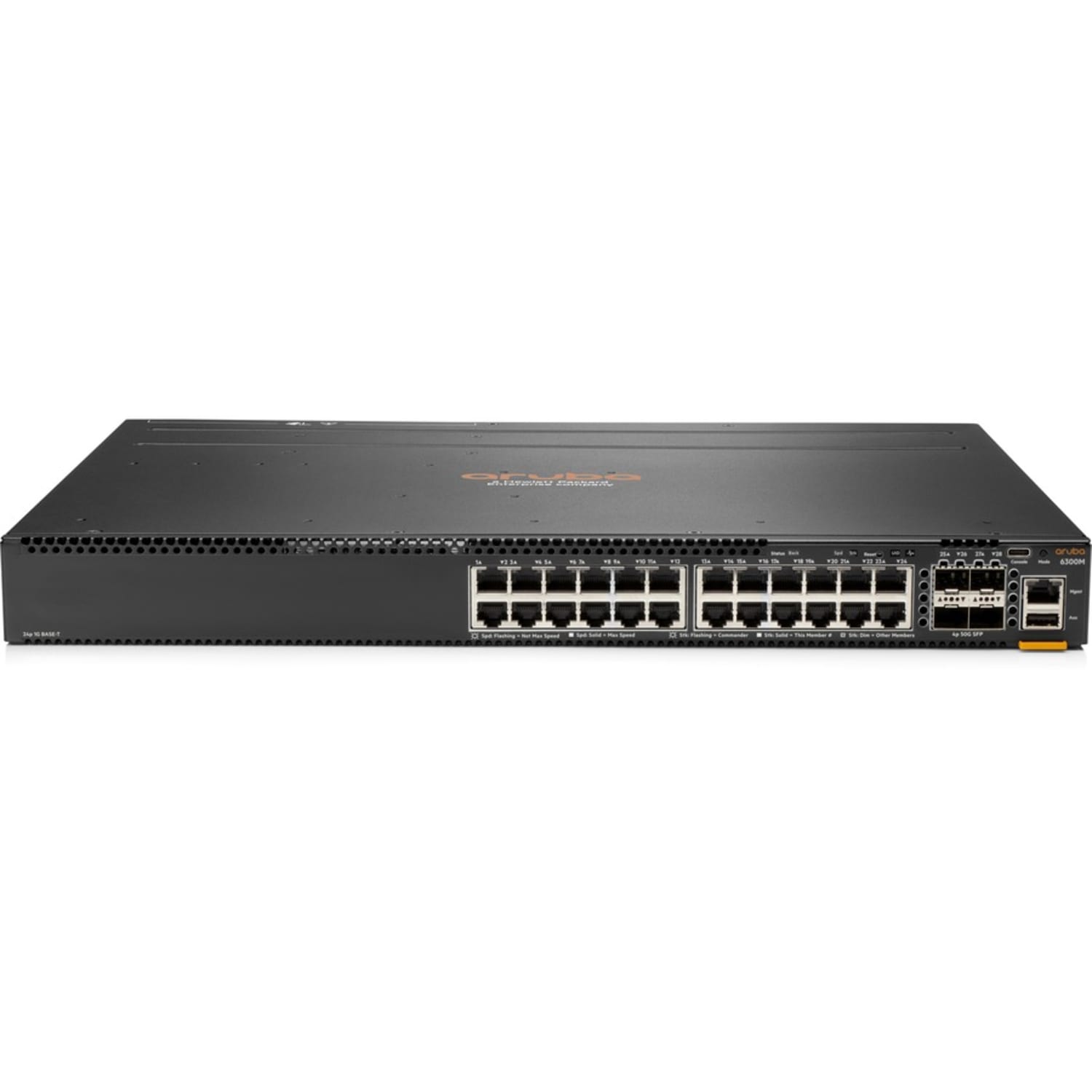 HPE 24-port 1GbE and 4-port SFP56 Switch - 24 Ports - Manageable - 3 Layer Supported - Modular - 4 SFP Slots - JL664A - Image 3