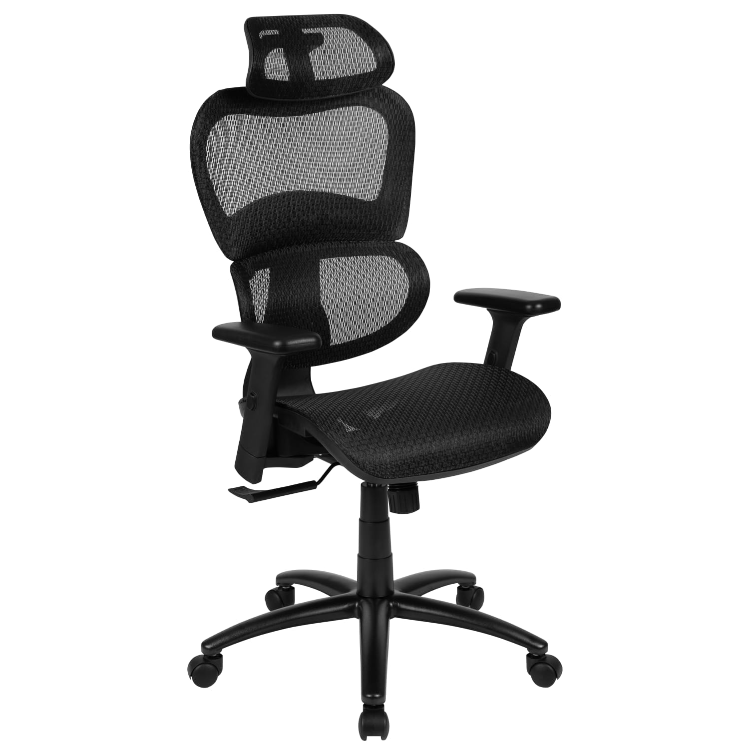 Flash Furniture LO Ergonomic Mesh High-Back Office Chair, Black - Image 3