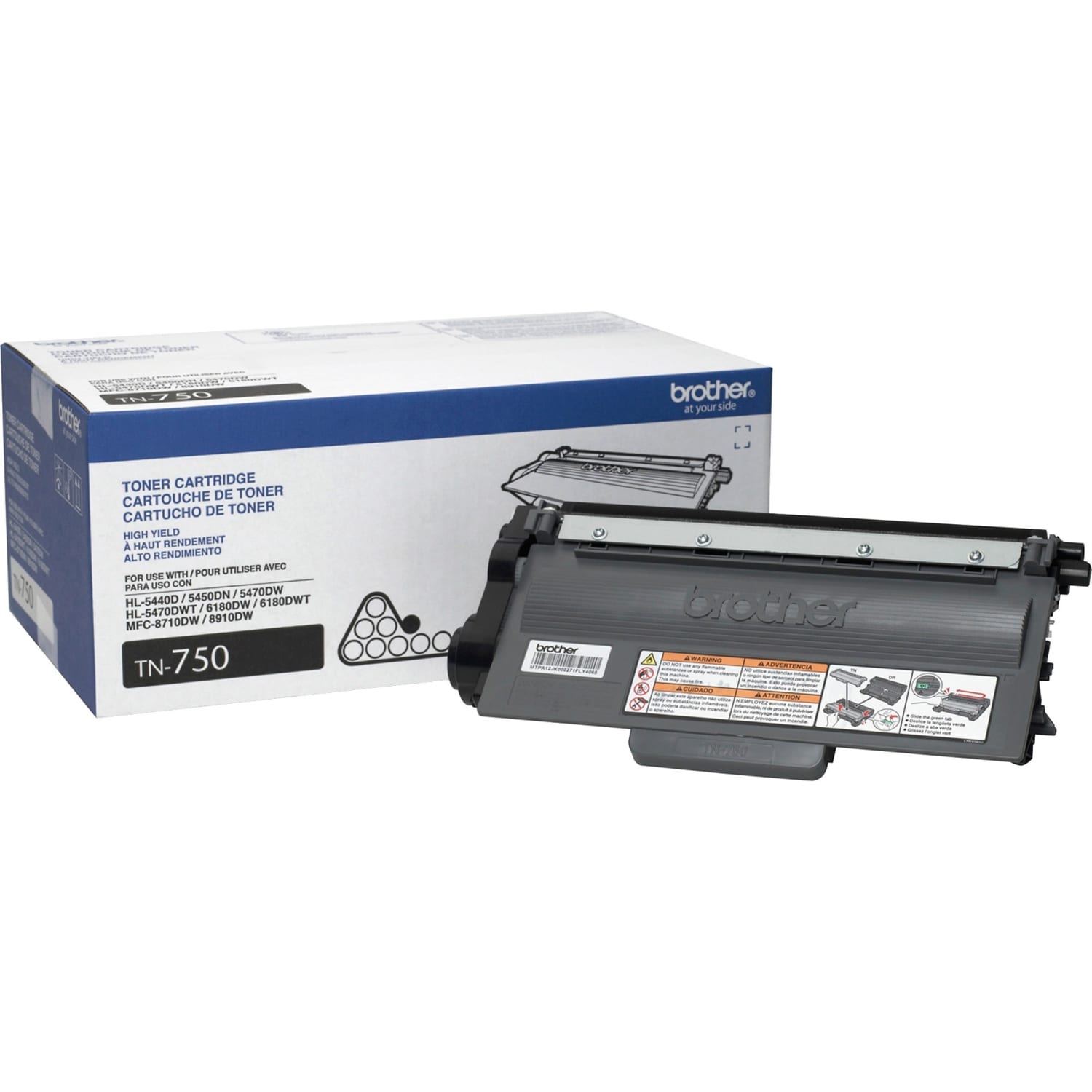 Brother TN-750 Black High Yield Toner Cartridge, TN-750BK - Image 6