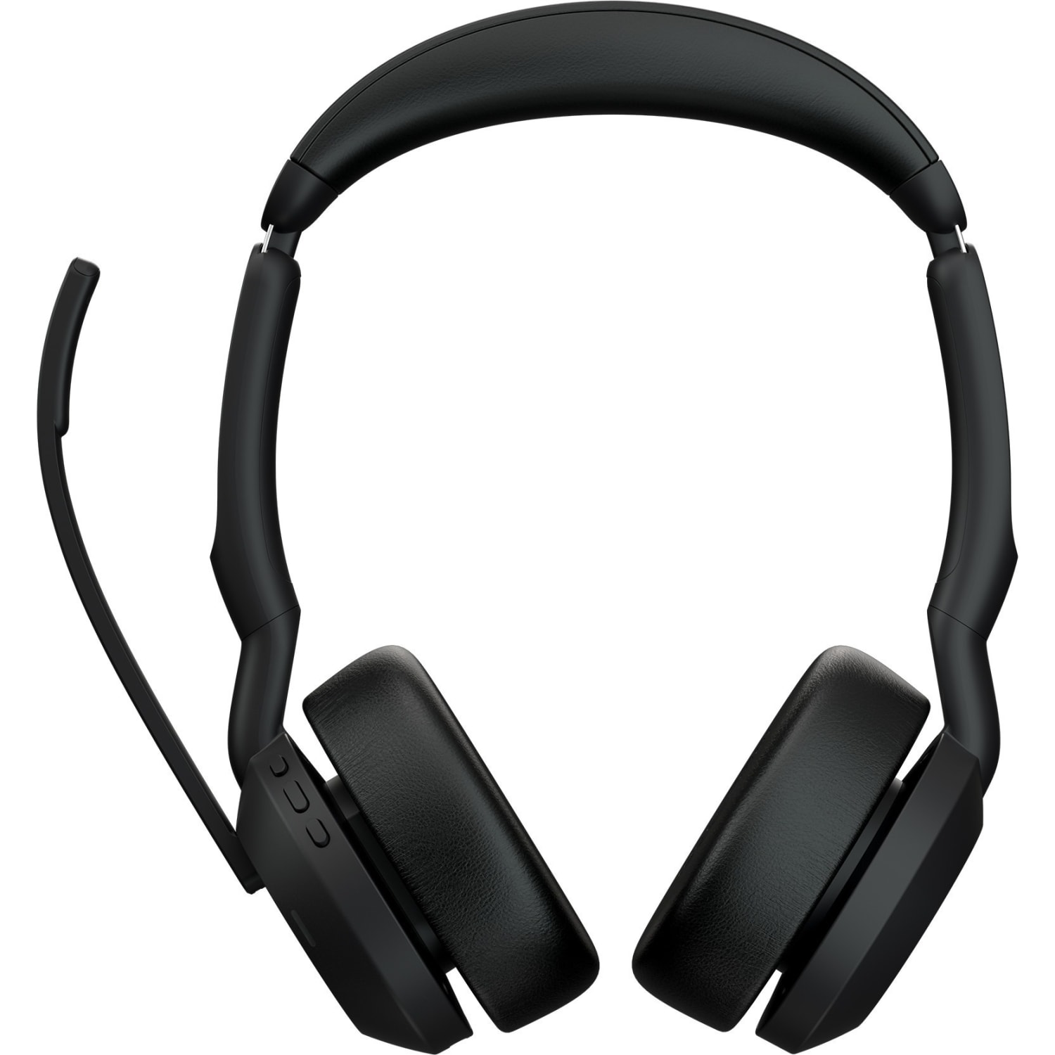 Jabra Evolve2 55 Headset - Stereo - Wireless - Bluetooth - 98.4 ft - 20 Hz to 20 kHz - On-ear - Binaural - Supra-aural - MEMS Technology, Noise Cancelling Microphone - Noise Canceling - Image 3
