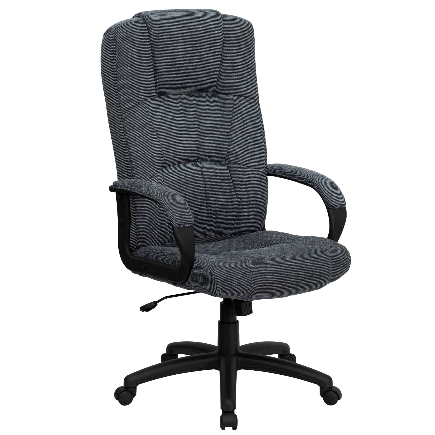 Flash Furniture Fabric High-Back Executive Office Chair With Arms, Gray - Image 3