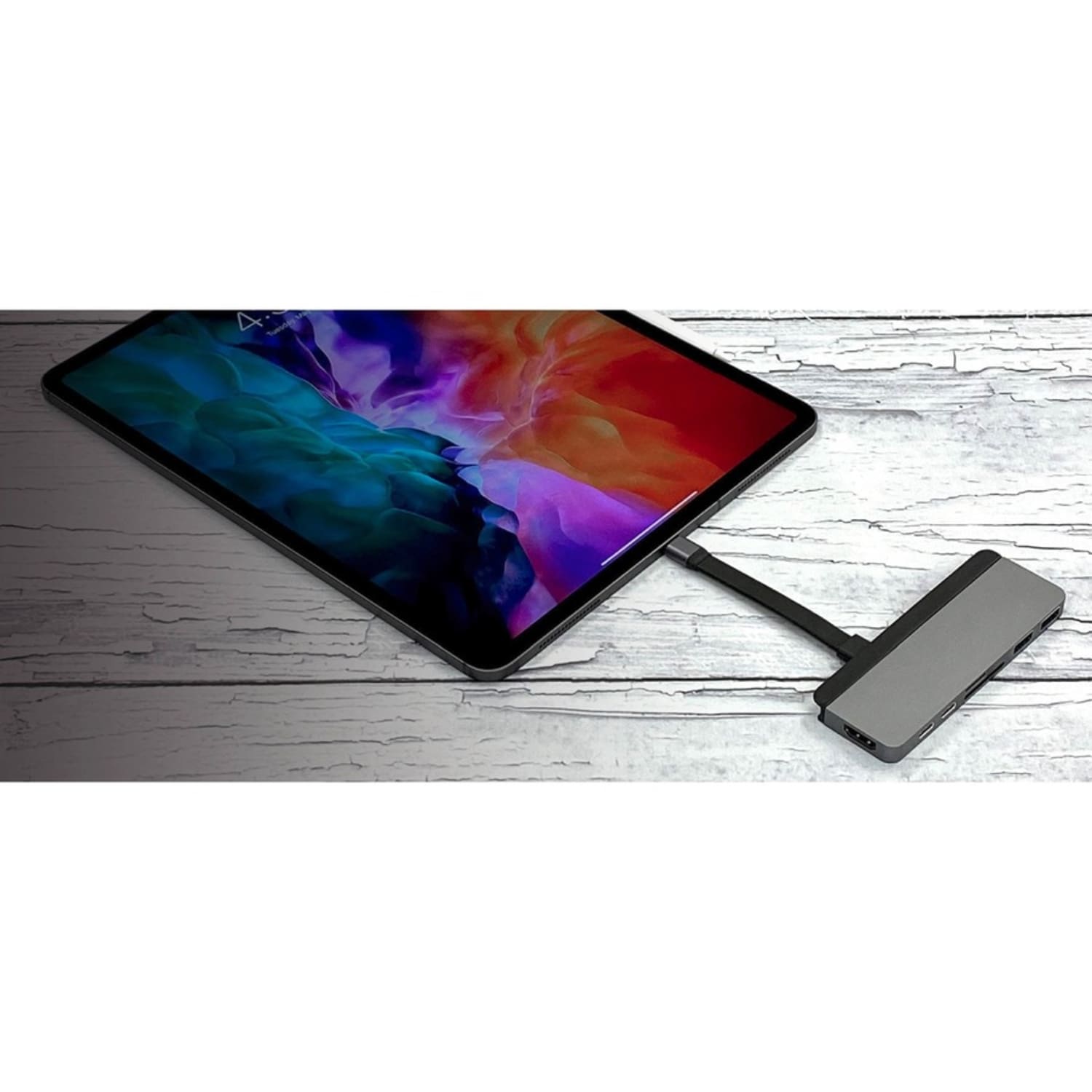 Targus Sanho HyperDrive DUO 7-in-2 USB-C Hub, Gray - Image 5