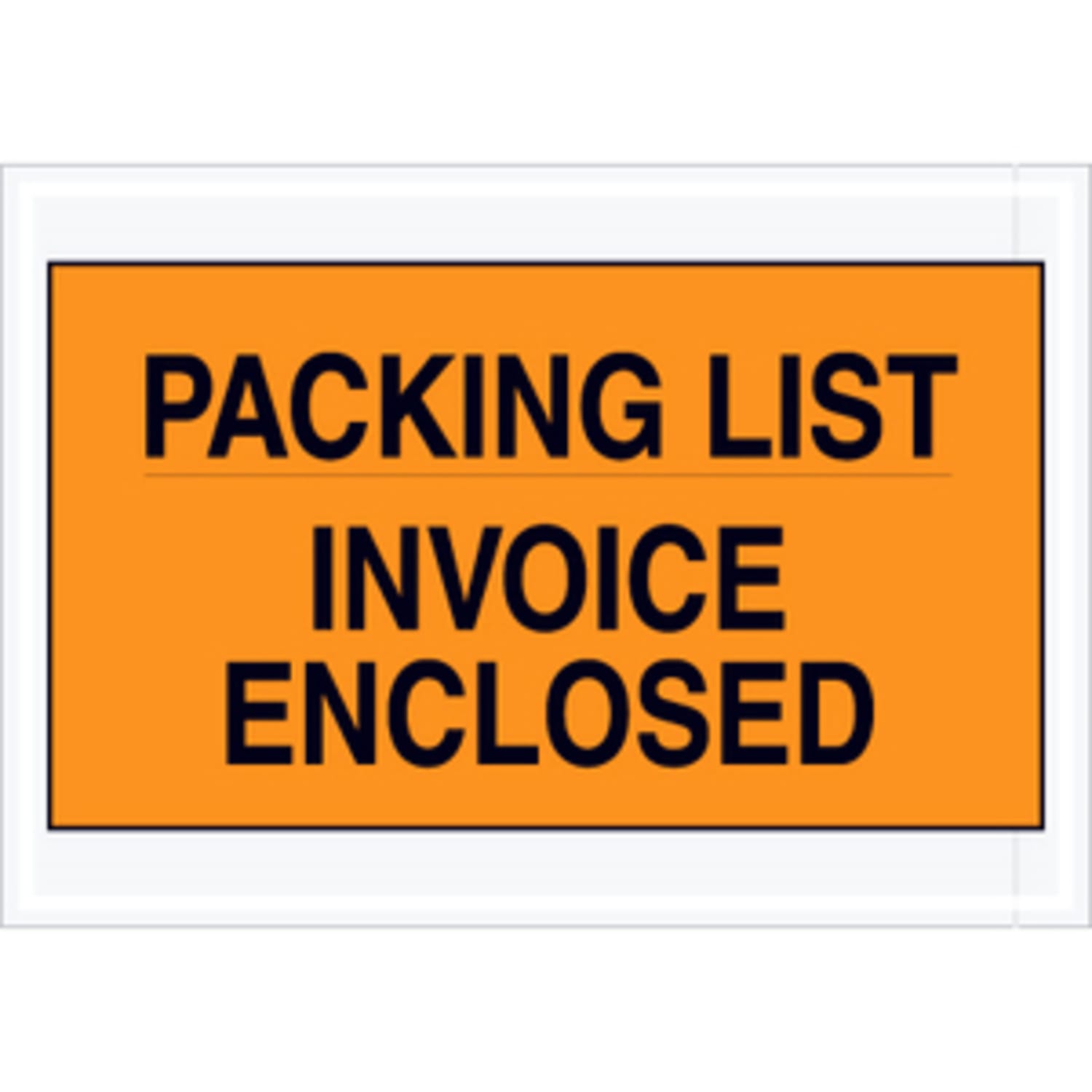 Tape Logic "Packing List/Invoice Enclosed" Envelopes, Full Face, 7in x 10in, Orange, Pack Of 1,000 - Image 3