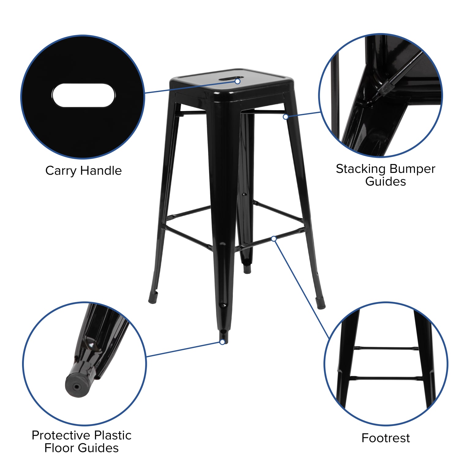 Flash Furniture 30in Metal Indoor Bar Stools Set Of 4 Bar Stools Black PopularChairscom Flash Furniture 30in Metal Indoor Bar Stools Set Of 4 Bar Stools Black PopularChairscom