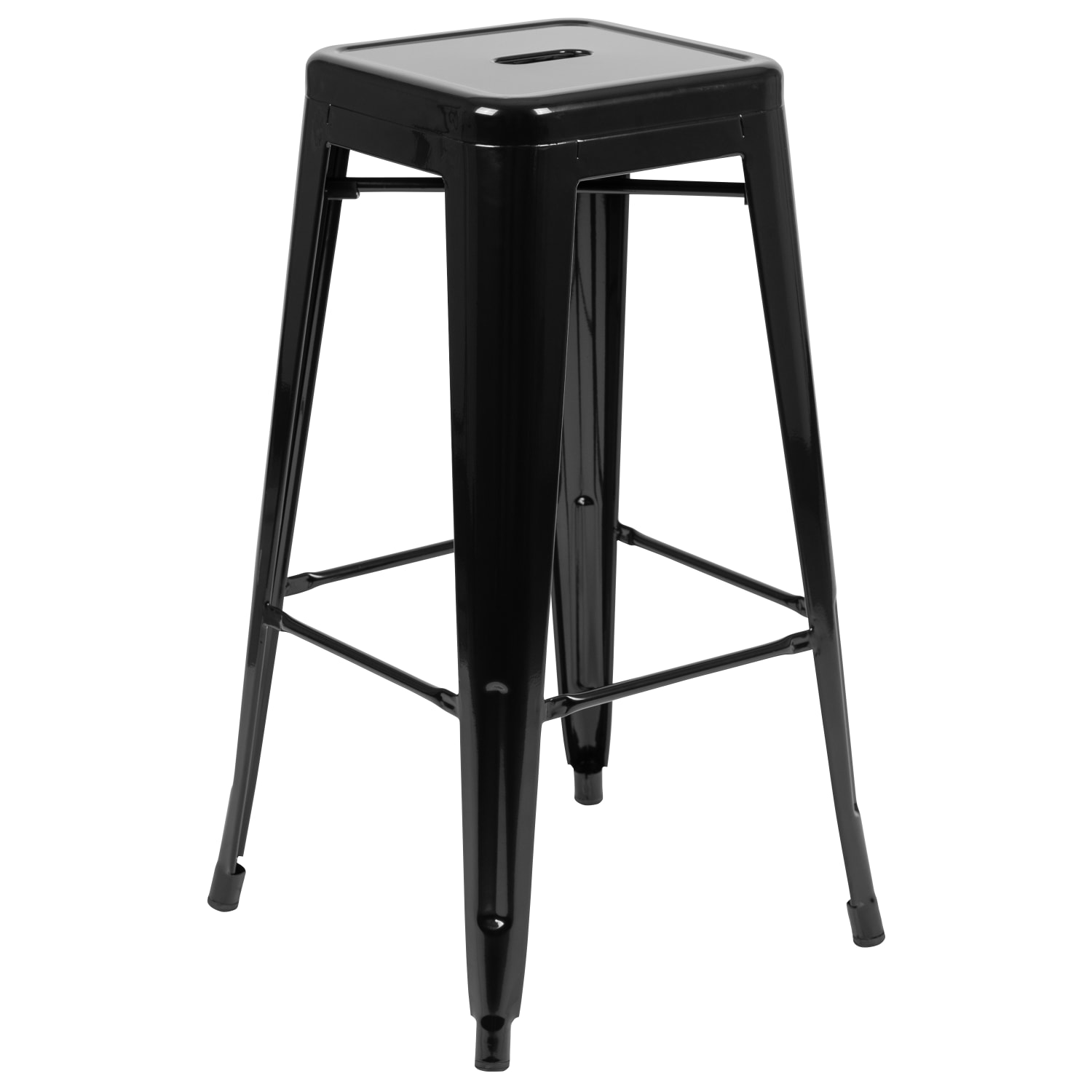 Flash Furniture 30in Metal Indoor Bar Stools Set Of 4 Bar Stools Black PopularChairscom Flash Furniture 30in Metal Indoor Bar Stools Set Of 4 Bar Stools Black PopularChairscom