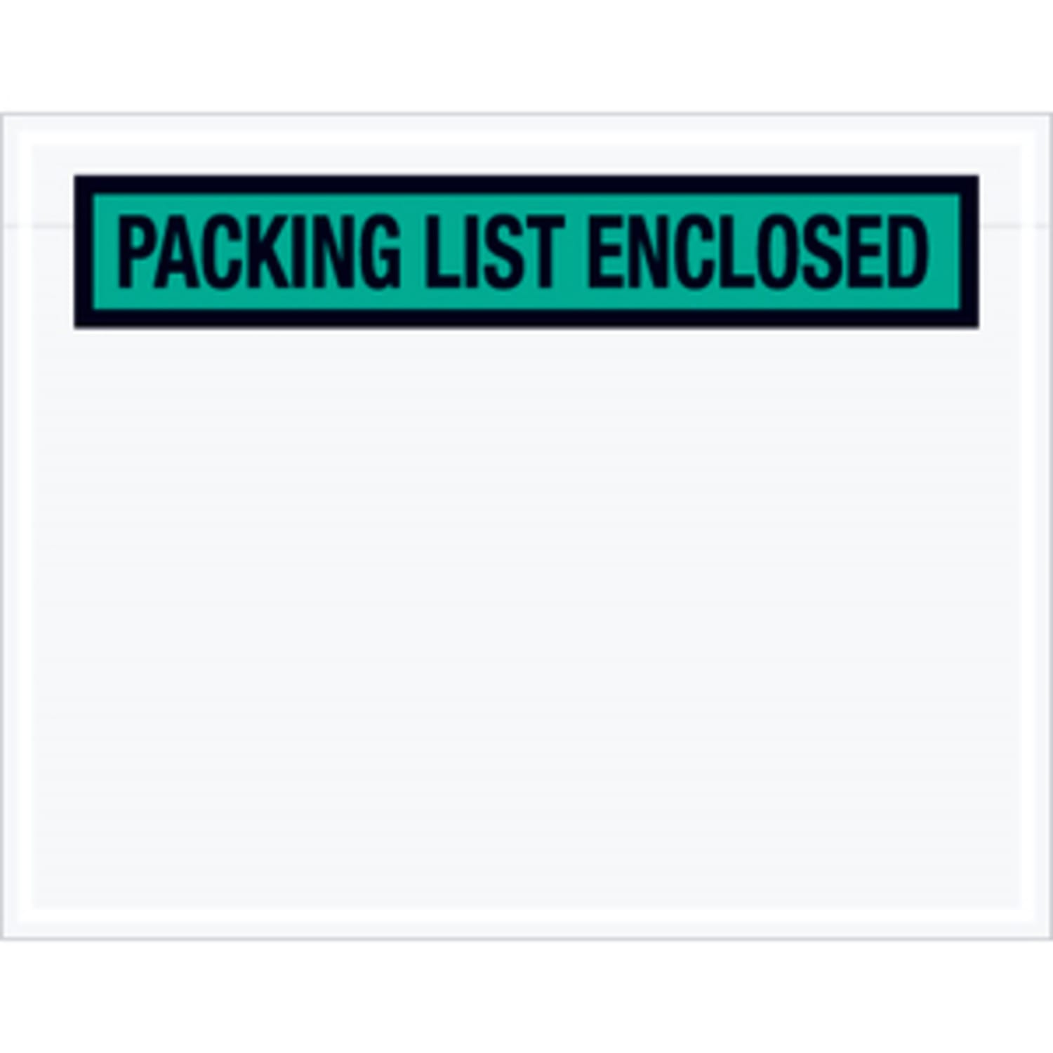 Tape Logic "Packing List Enclosed" Envelopes, Panel Face, 7in x 5 1/2in, Green, Pack Of 1,000 - Image 3