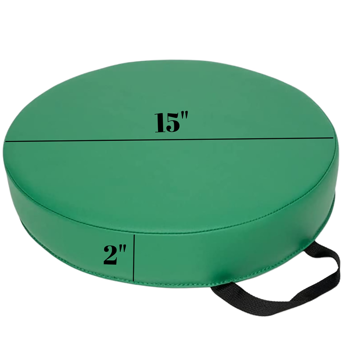 Bintiva Color Coded Vinyl Floor Cushions 15in x 15in x 2in Round Assorted Set Of 6 PopularChairscom