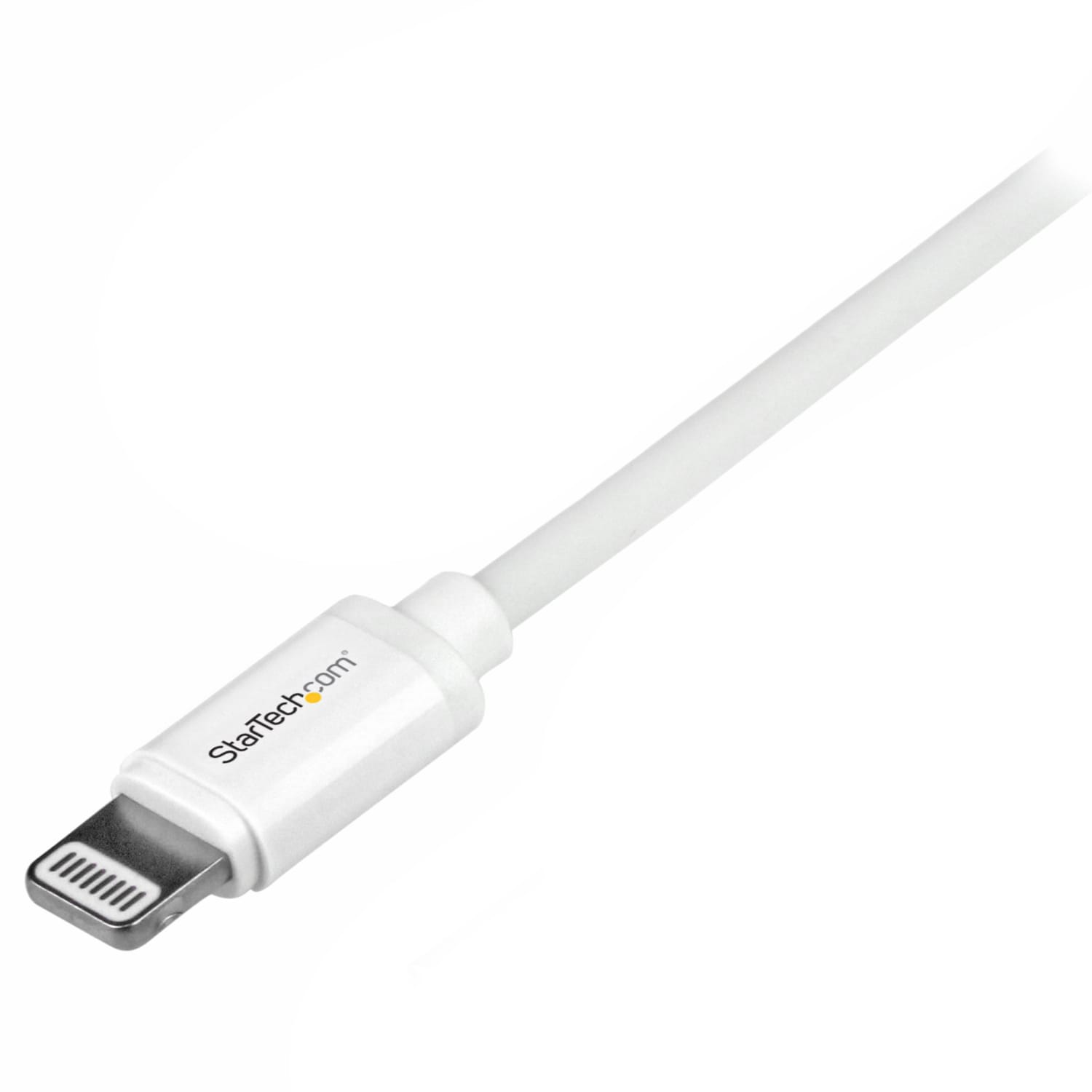 StarTech.com 1m (3ft) White Apple 8-pin Lightning Connector to USB Cable  - USBLT1MW - Image 4