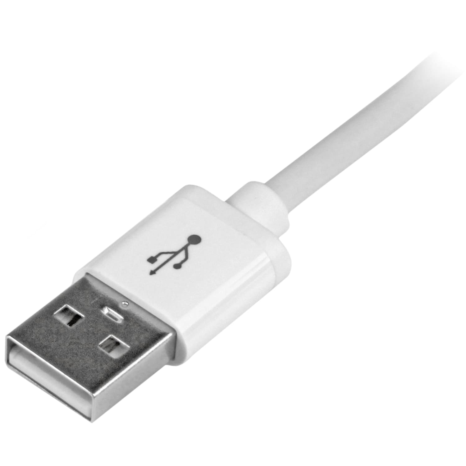 StarTech.com 2m (6ft) Long White Apple 8-pin Lightning Connector to USB Cable  - USBLT2MW - Image 5