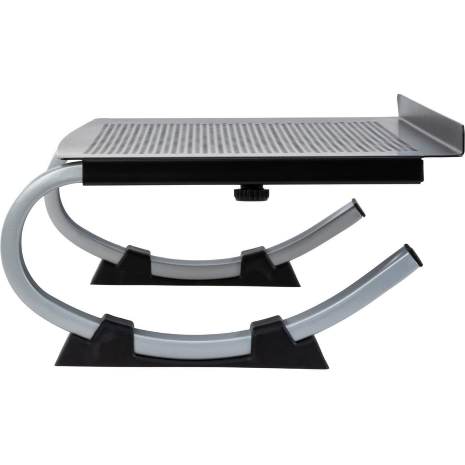 Allsop Redmond Adjustable Curve Laptop Stand, 5inH x 14-3/4inW x 11-1/2inD, Black/Silver - Image 6
