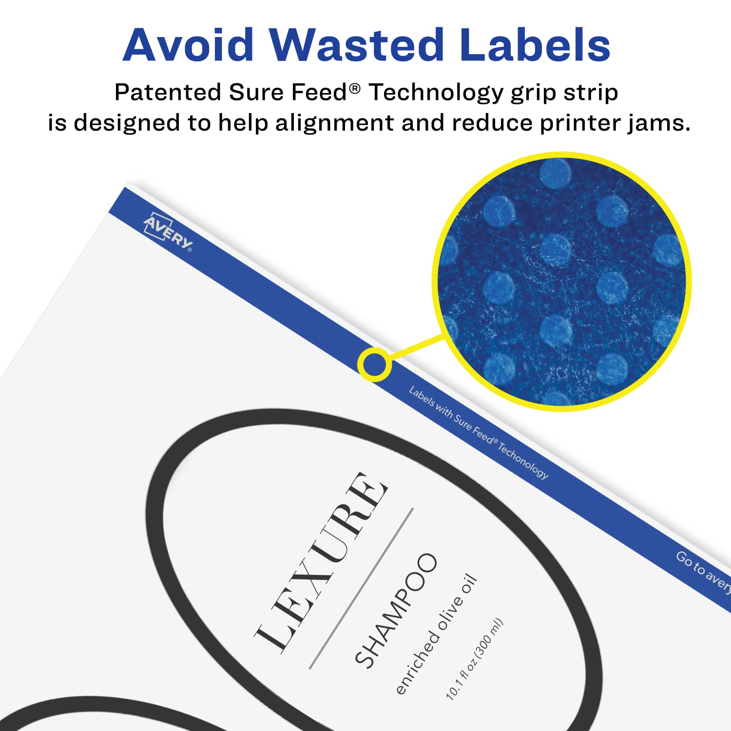 Avery Glossy Permanent Labels With Sure Feed, 94057-CGF25, Oval, 4in x 6in, Clear, Pack Of 50 - Image 5