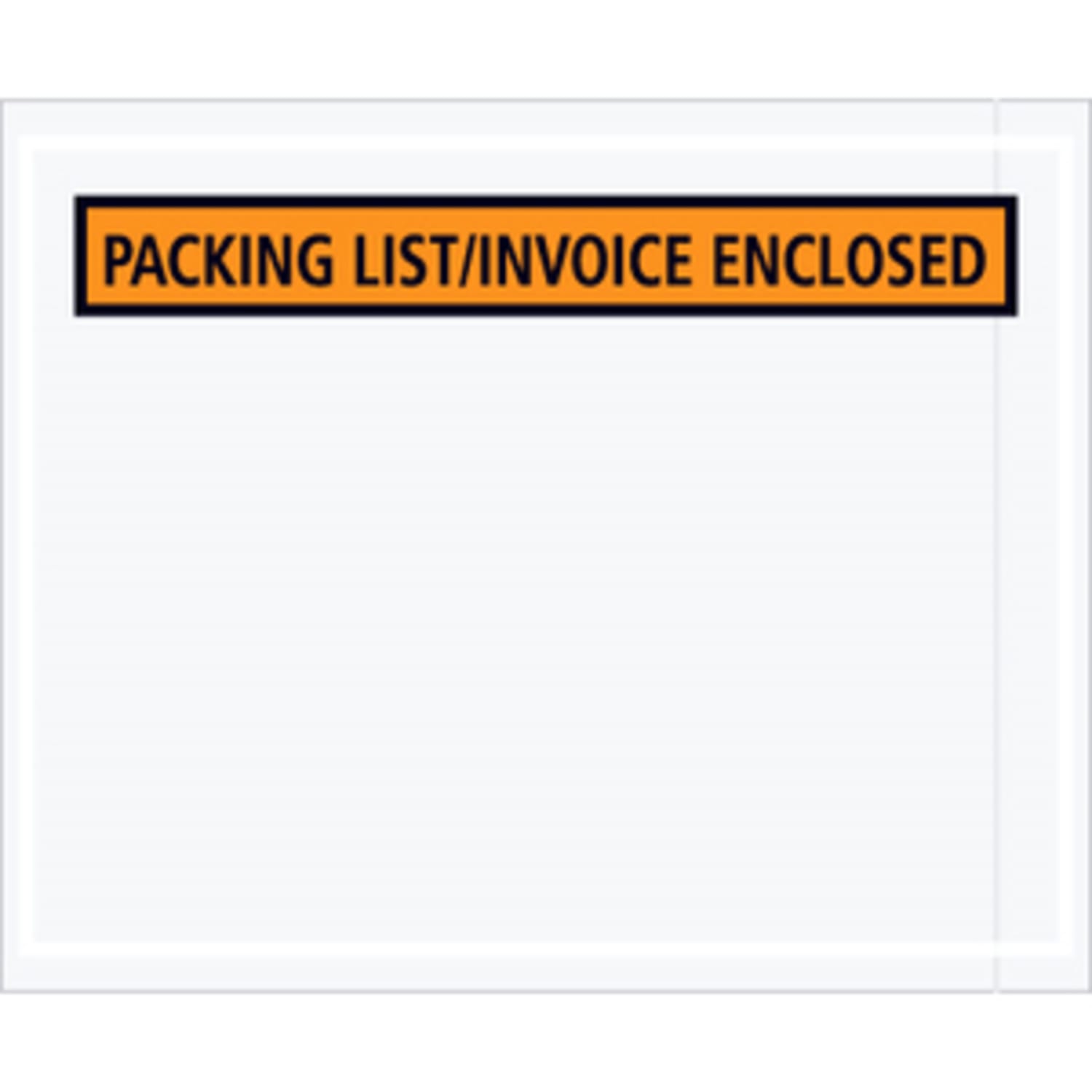 South Coast Paper"Packing List/Invoice Enclosed" Envelopes, Panel Face, 4 1/2in x 5 1/2in, Orange, Pack Of 1,000 - Image 3