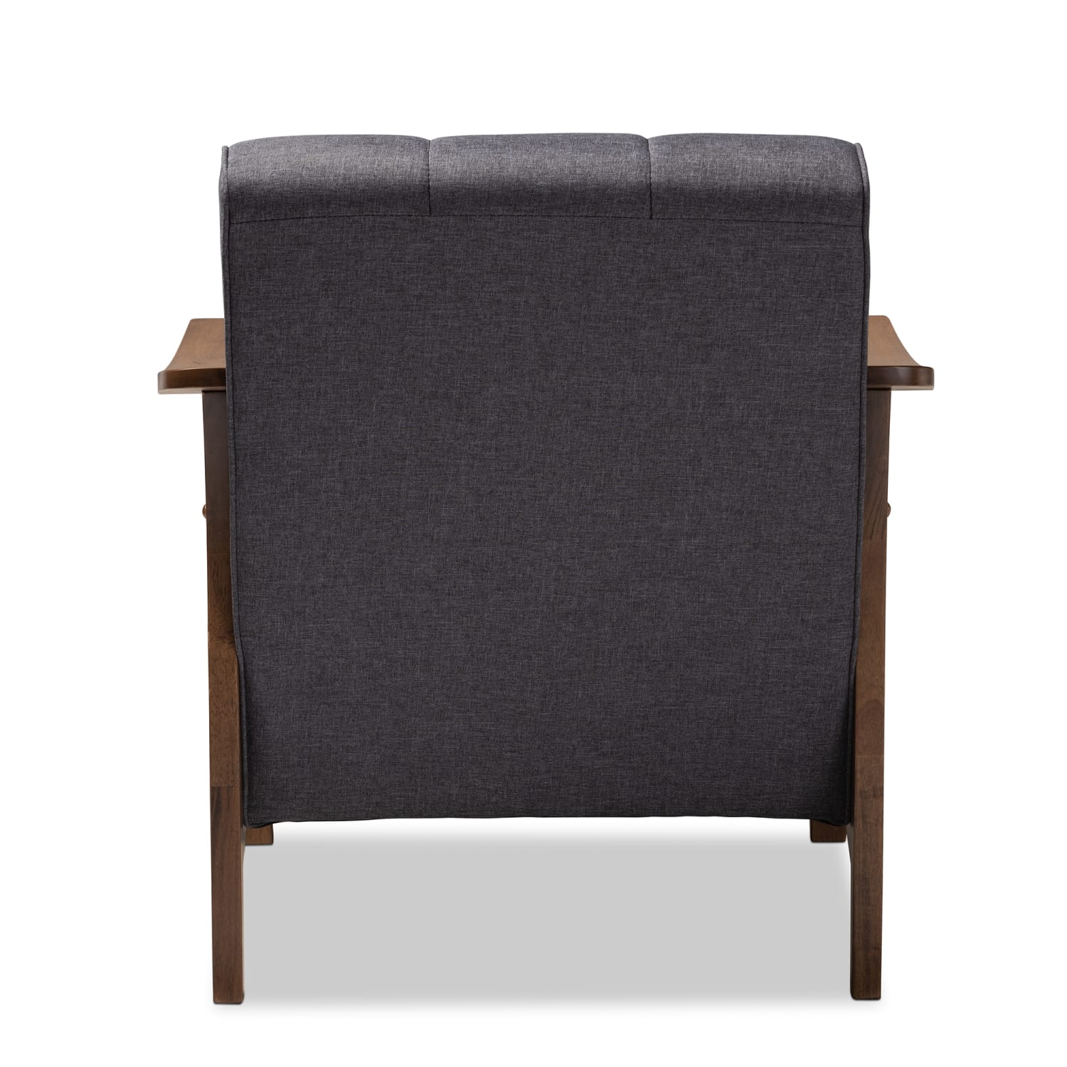 Baxton Studio 9162 Larsen Lounge Chair, Gray - Image 5