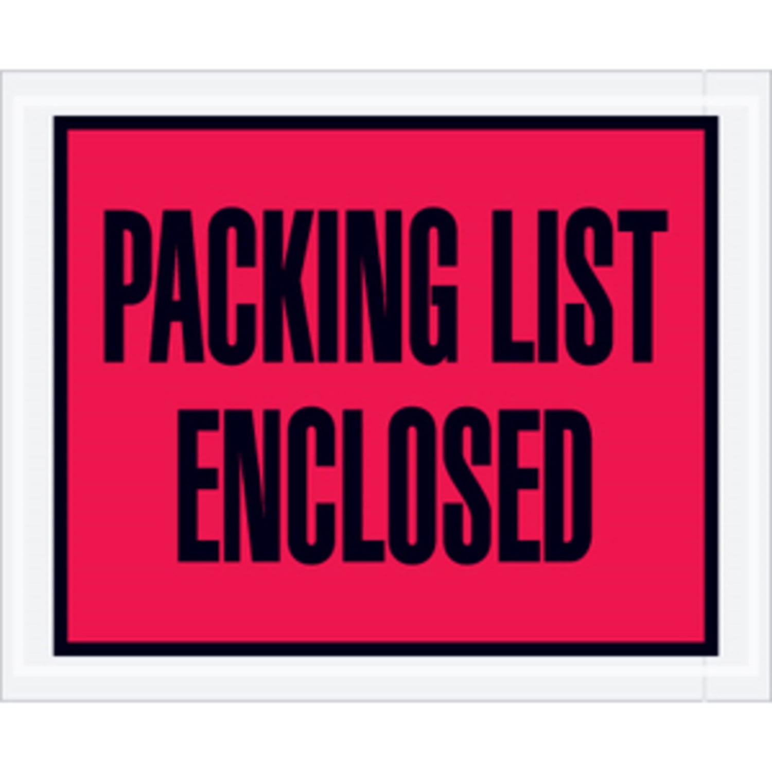 Tape Logic "Packing List Enclosed" Envelopes, Full Face, 4 1/2in x 5 1/2in, Red, Pack Of 1,000 - Image 3
