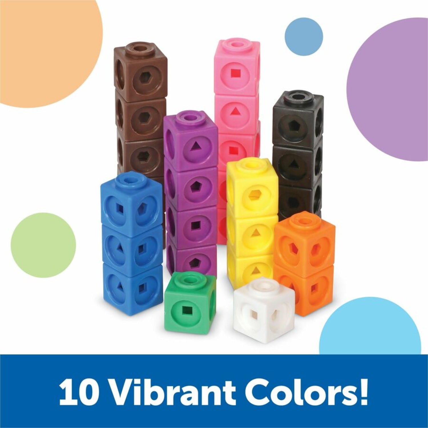 Learning Resources Mathlink Cubes, Set Of 1,000 Cubes - Image 5