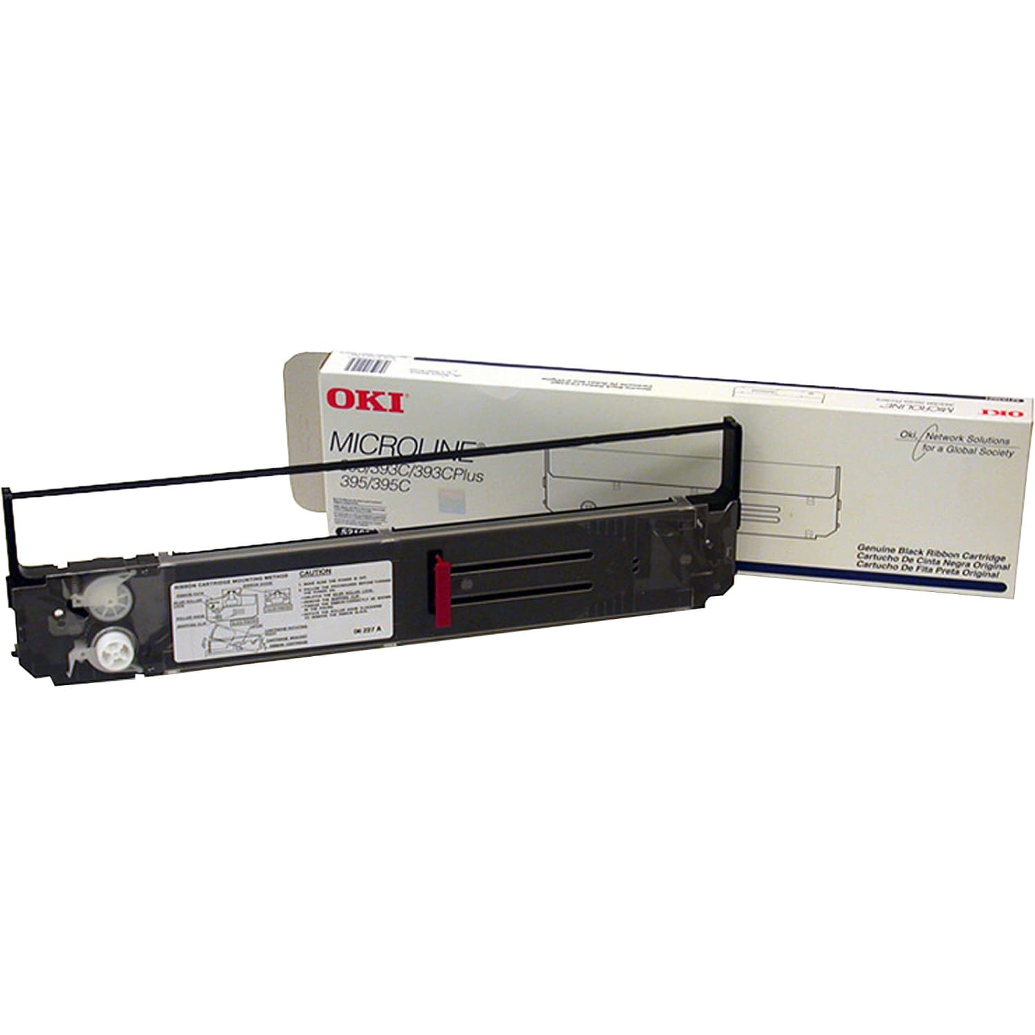 OKI 52103601 Black Nylon Printer Ribbon - Image 3