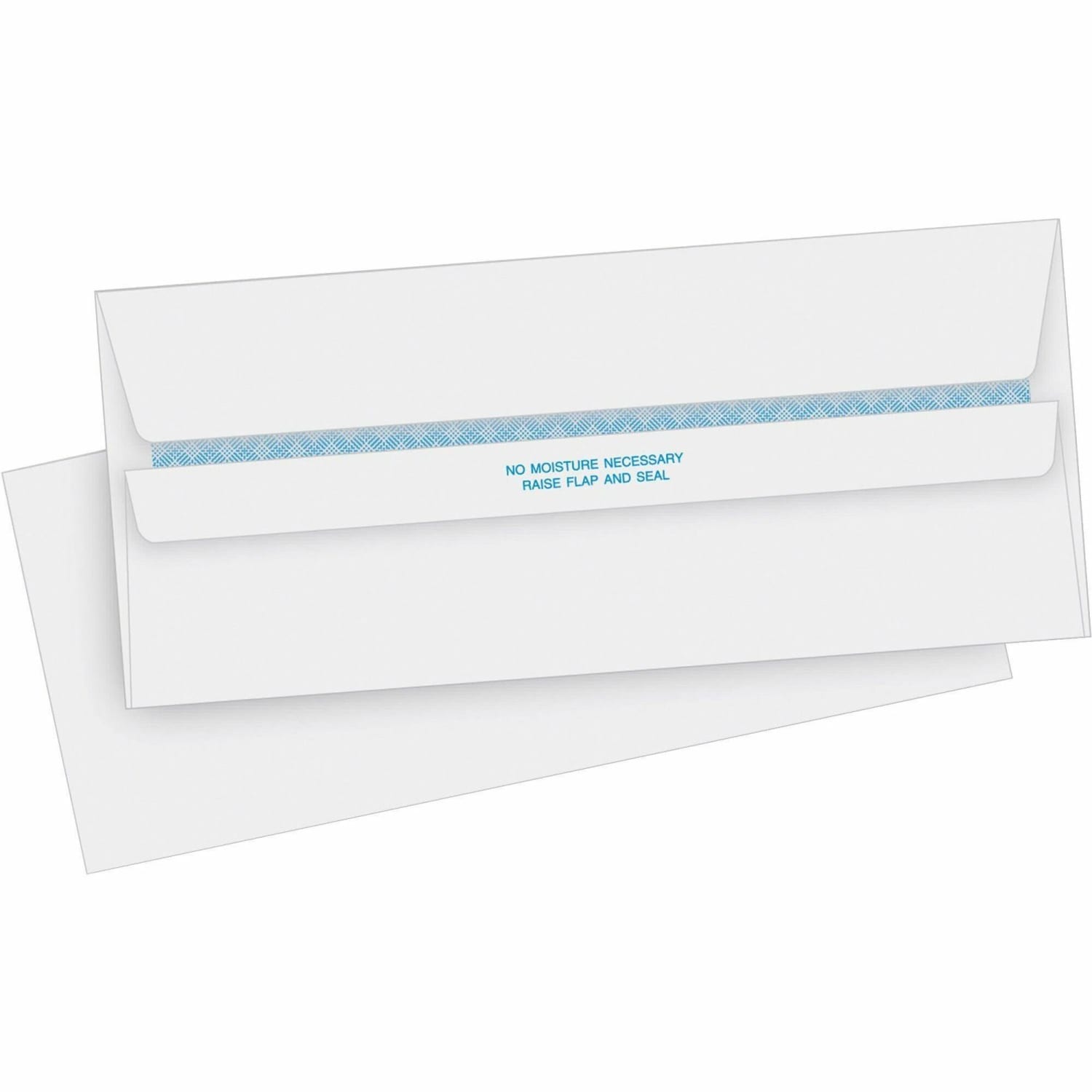 Business Source Regular Security Invoice Envelopes - Business - #10 - 4 1/8in Width x 9 1/2in Length - 24 lb - Self-sealing - White - 500 / Box