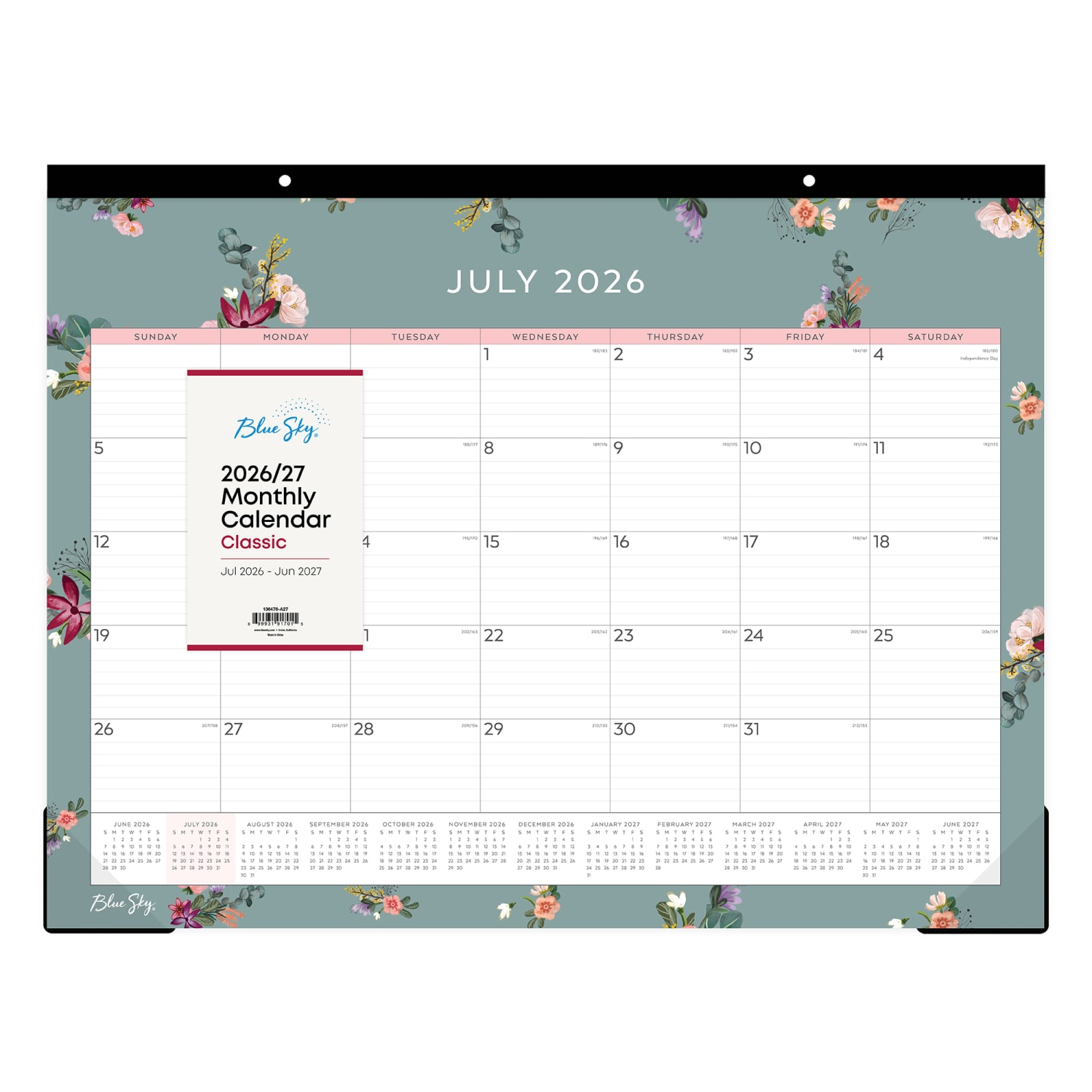 Desk Pad Planning Calendar BS Greta - 22x17 AY26-27 Monthly