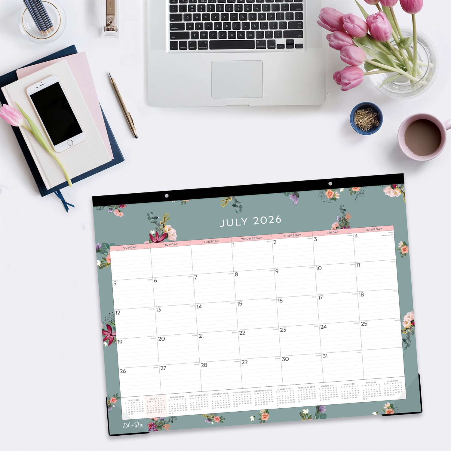 Desk Pad Planning Calendar BS Greta - 22x17 AY26-27 Monthly - Image 4