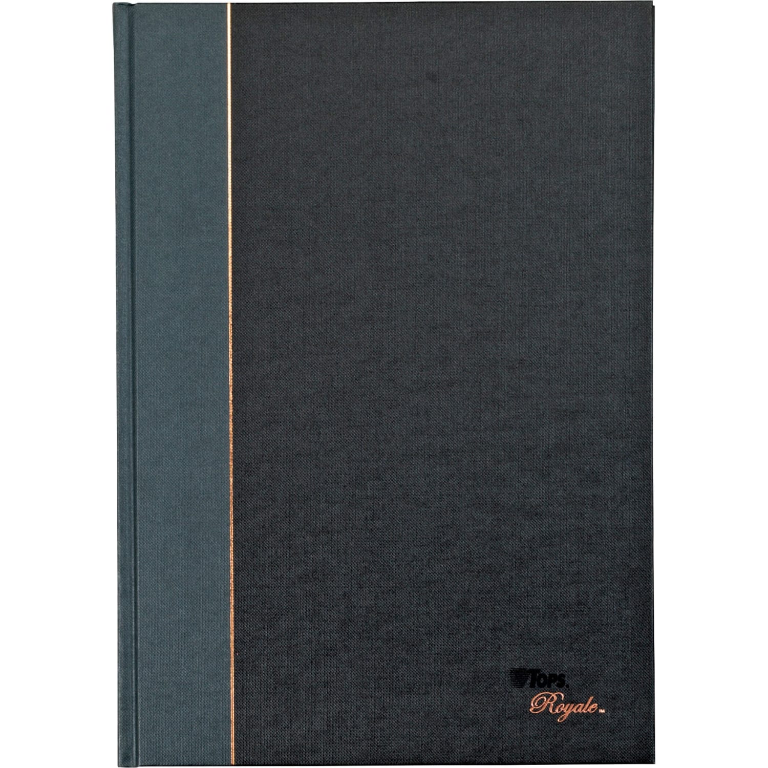 TOPS Royale Casebound Notebook, 8 1/4in x 11 3/4in, Legal Ruled, 96 Sheets, Gray - Image 4