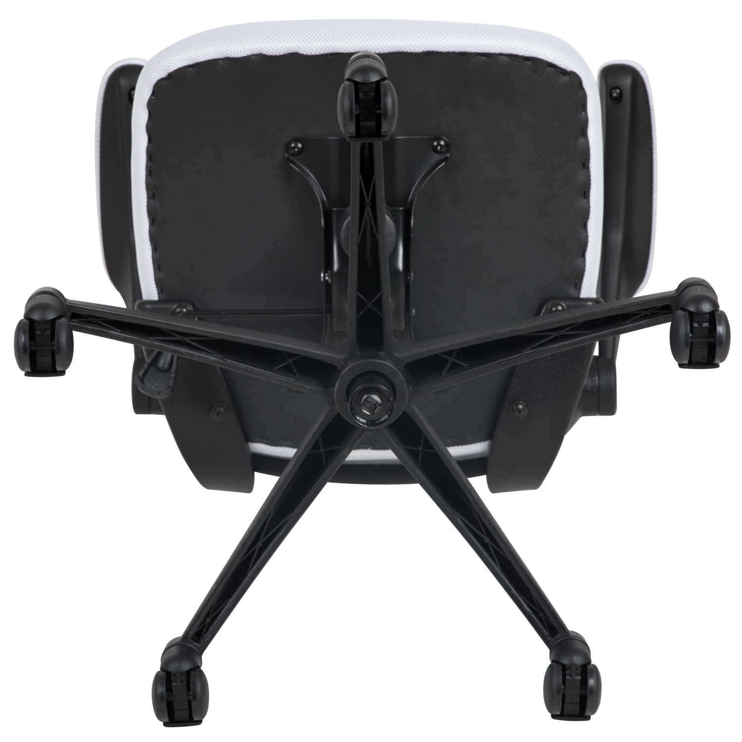 Flash Furniture Mesh MidBack Swivel Task Chair With FlipUp Arms WhiteBlack PopularChairscom Flash Furniture Mesh Mid Back Swivel Task Chair With Flip Up Arms WhiteBlack PopularChairscom