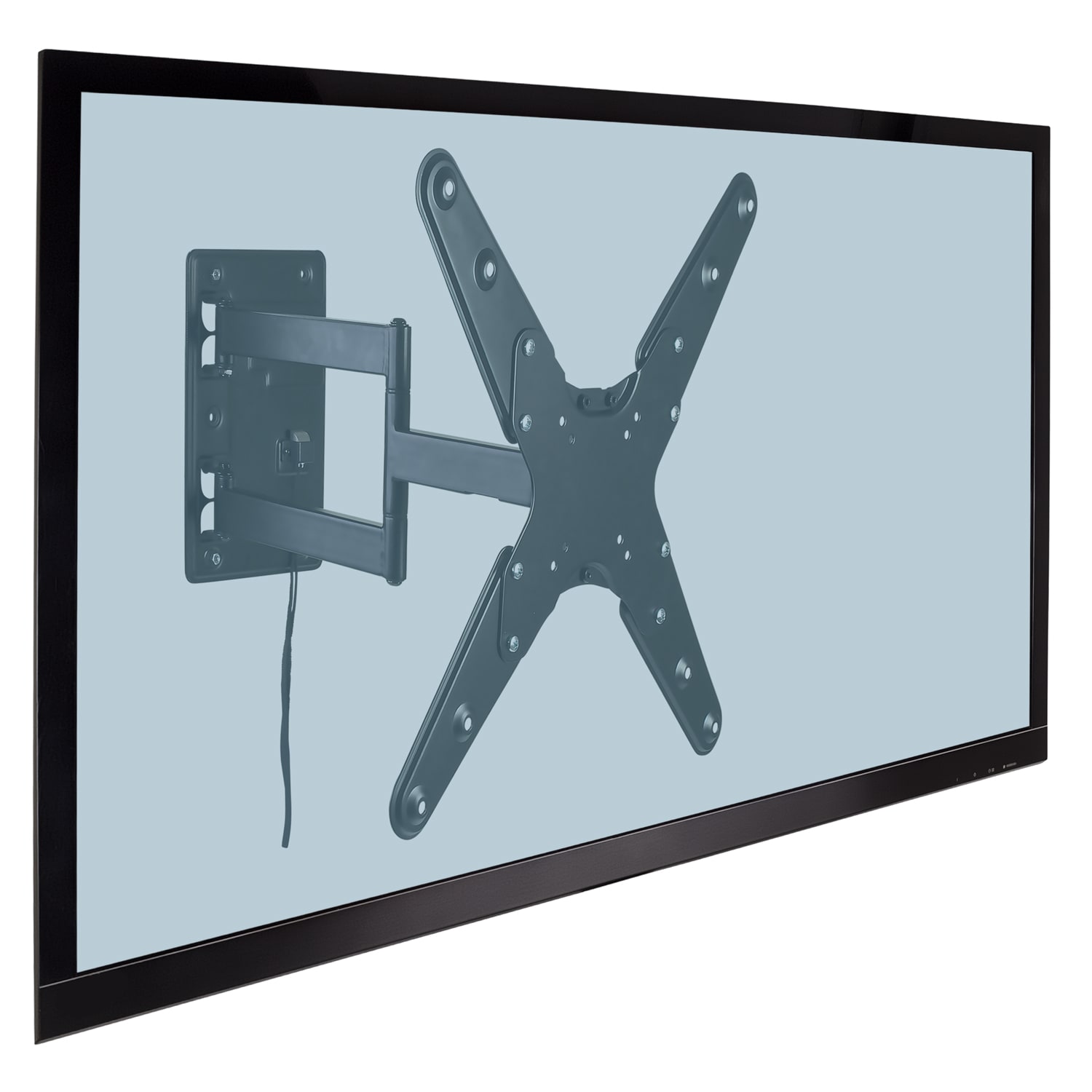 Mount-It! MI-430 Lockable RV TV Wall Mount, Black - Image 3